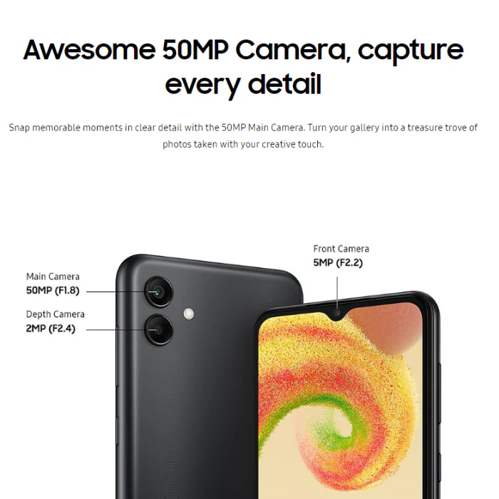 Galaxy A04 32GB Dual Sim Telkom - Image 4