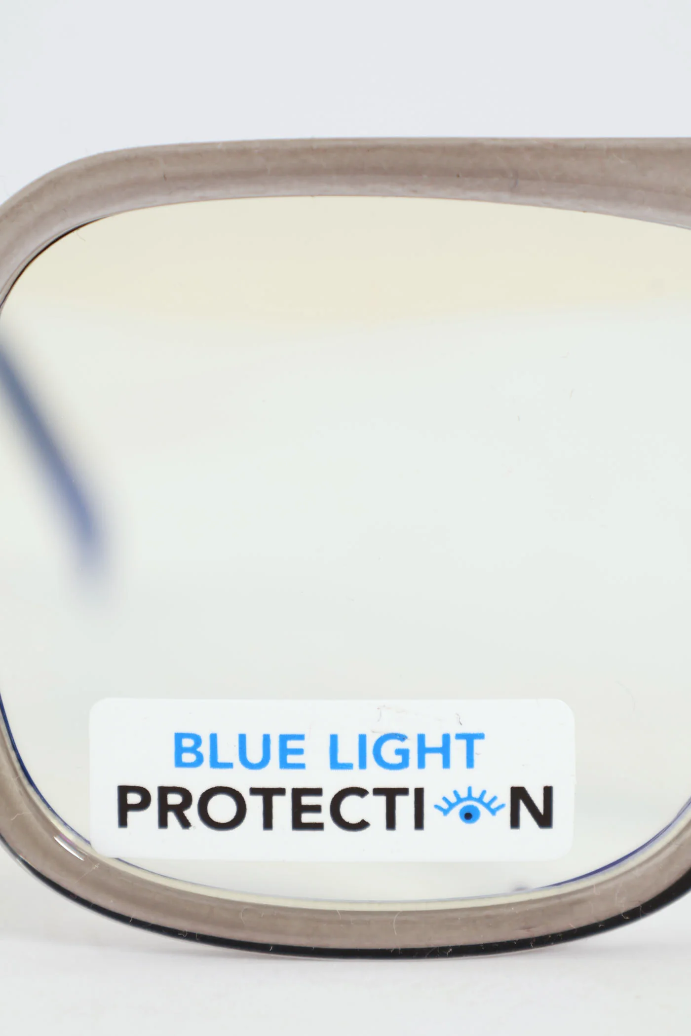 Transparent Frame Retro Beam Blue Block Glasses - Ice Grey - Image 4