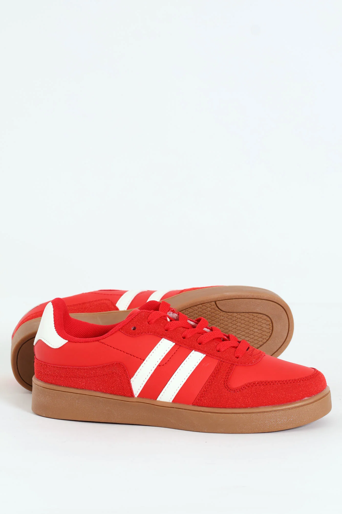 Trendy Retro Trainers - Red
