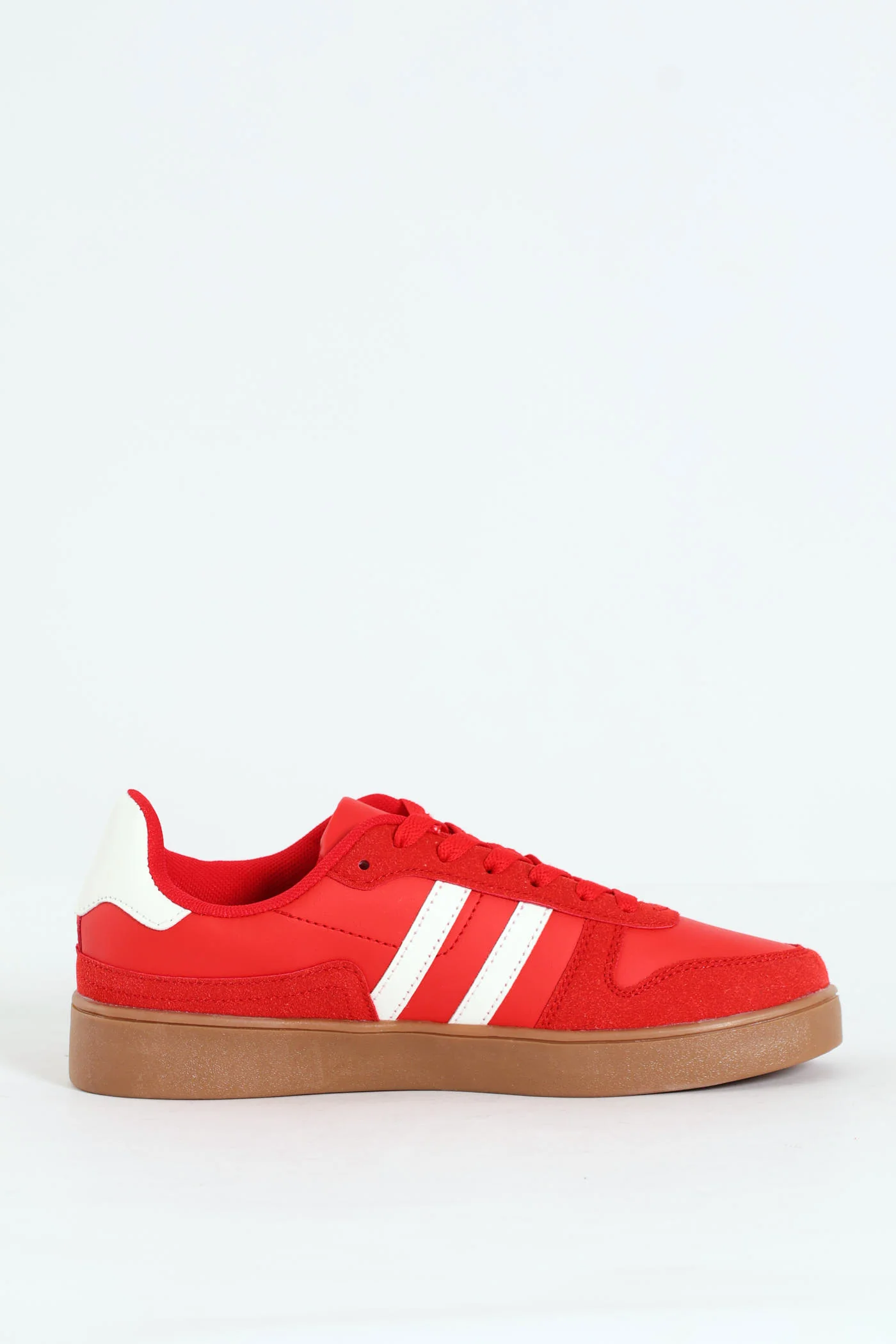 Trendy Retro Trainers - Red - Image 3