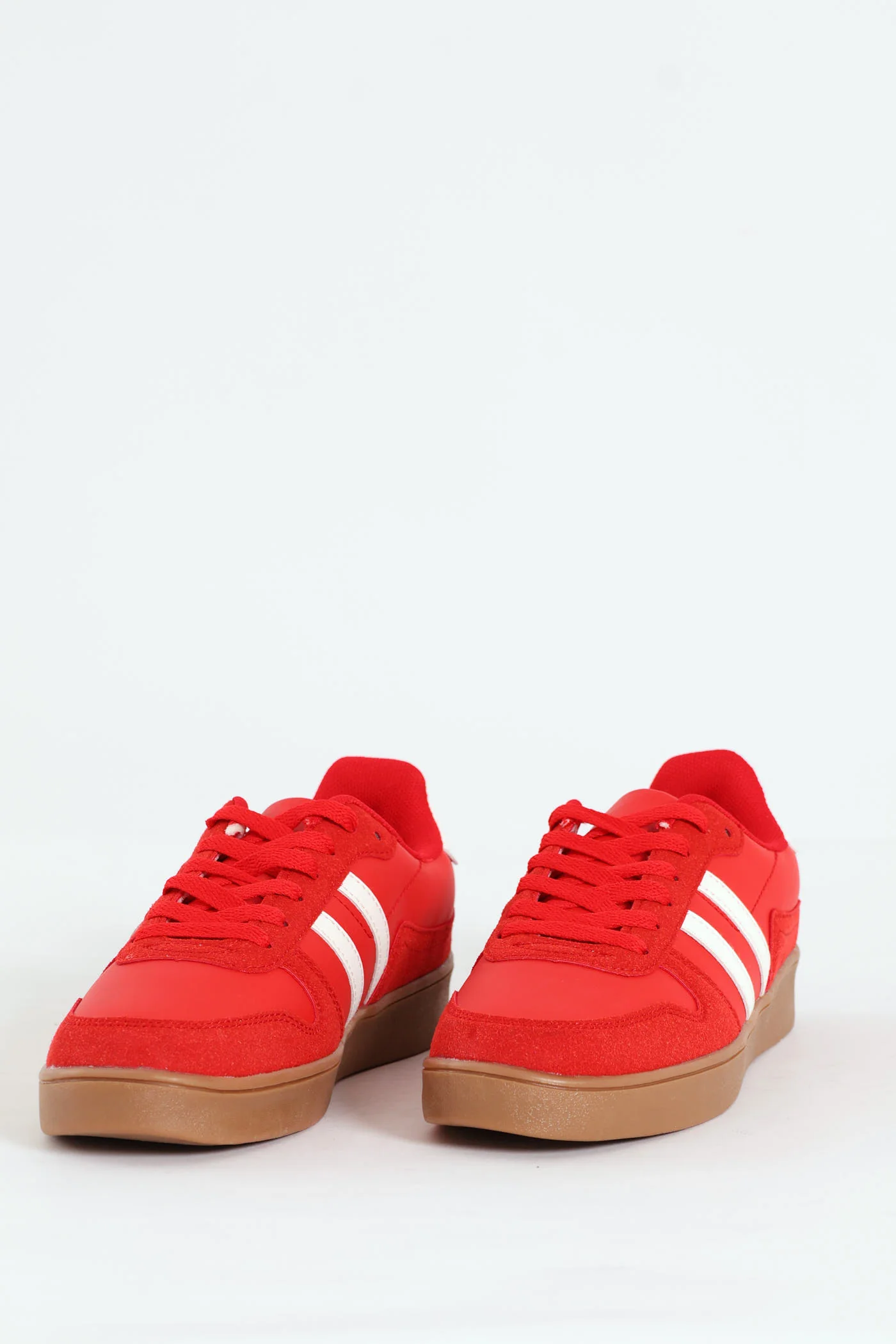 Trendy Retro Trainers - Red - Image 5