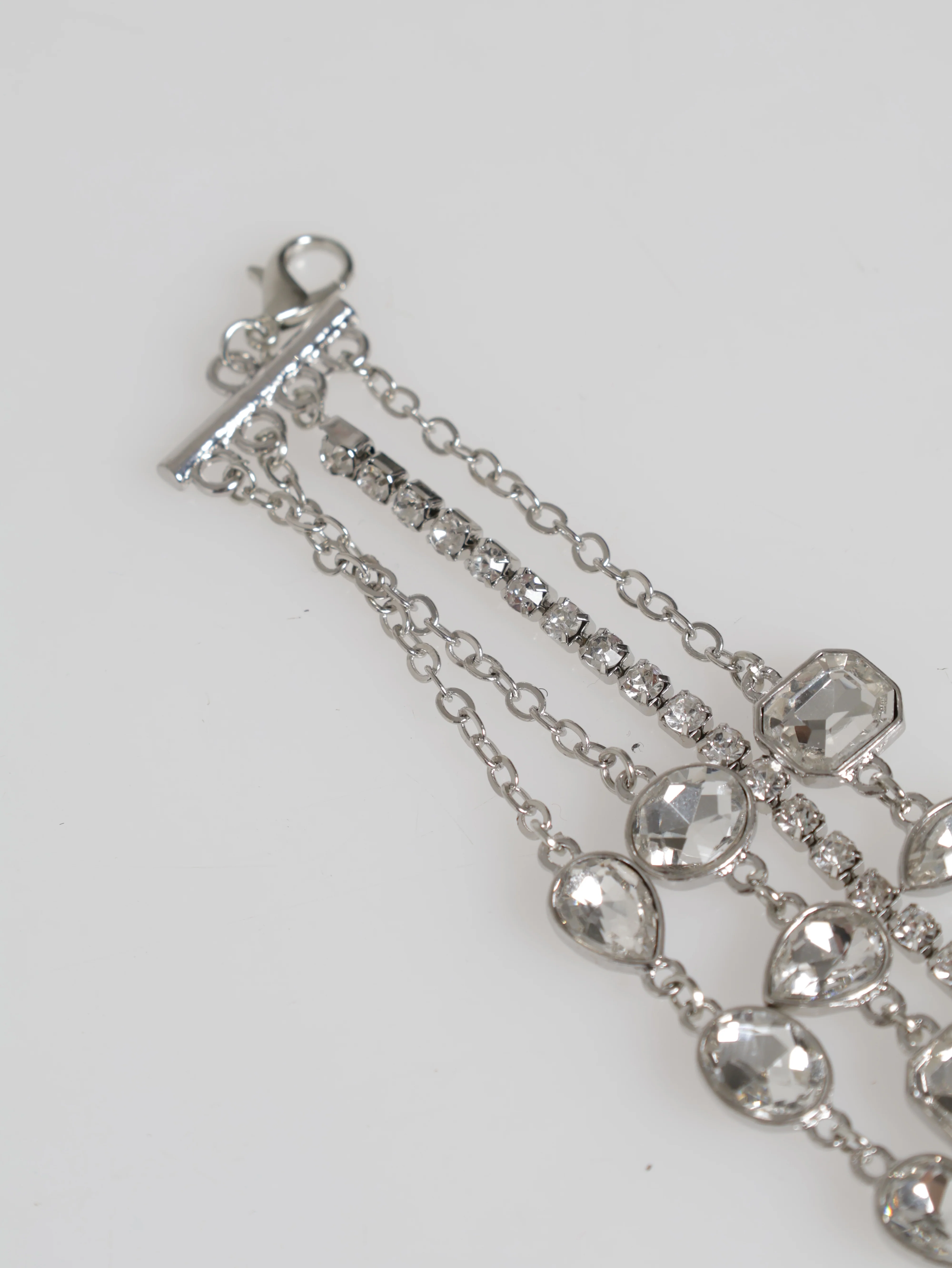 Triple Gem Bracelet - Silver - Image 4