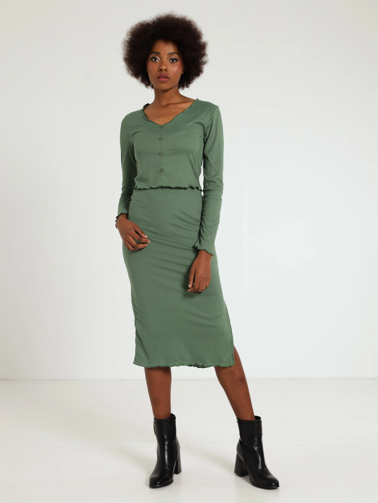 Tube Lettuce Edge Skirt - Image 2