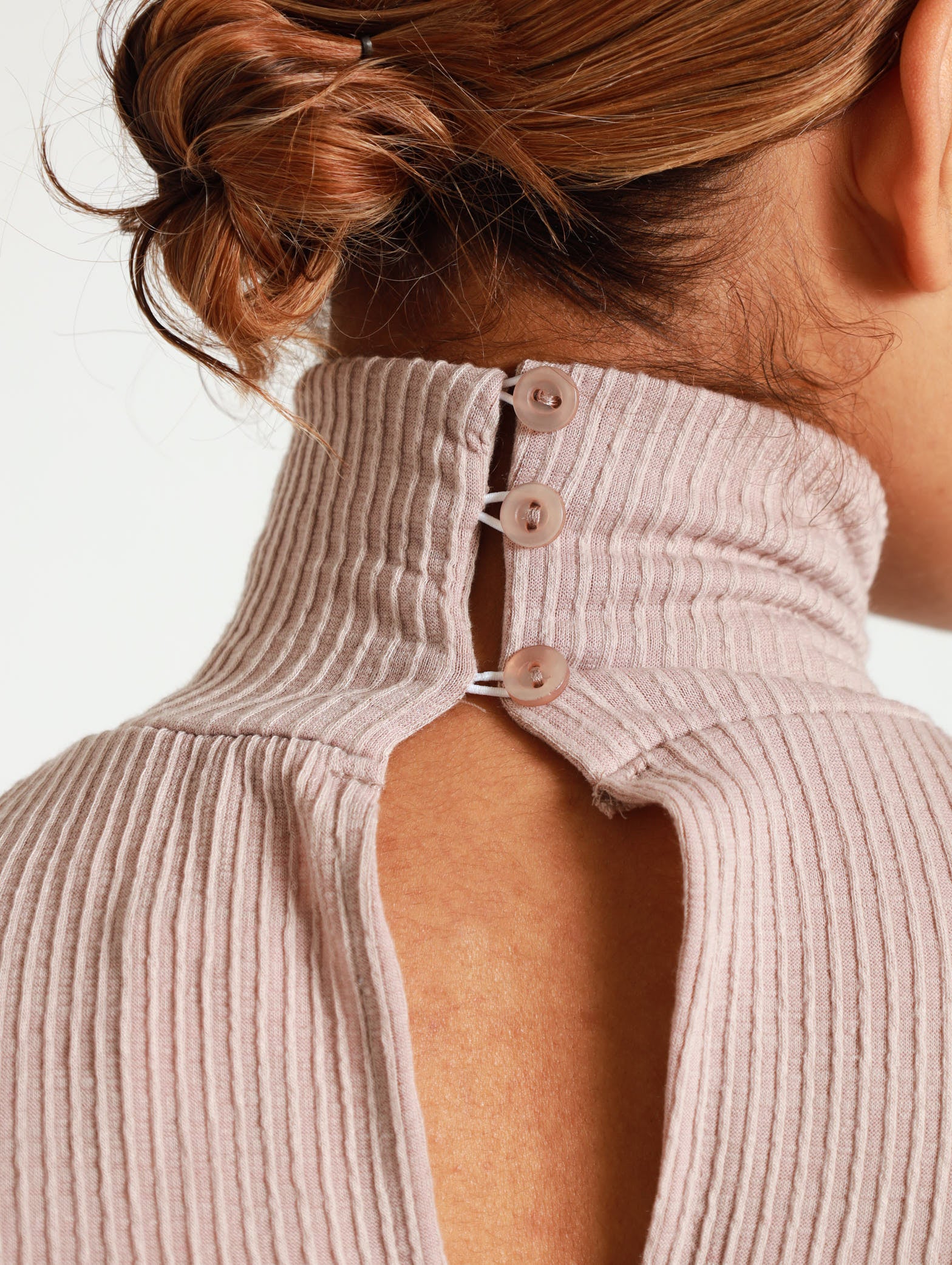 Turtle Neck Ribbed Dress - Image 5