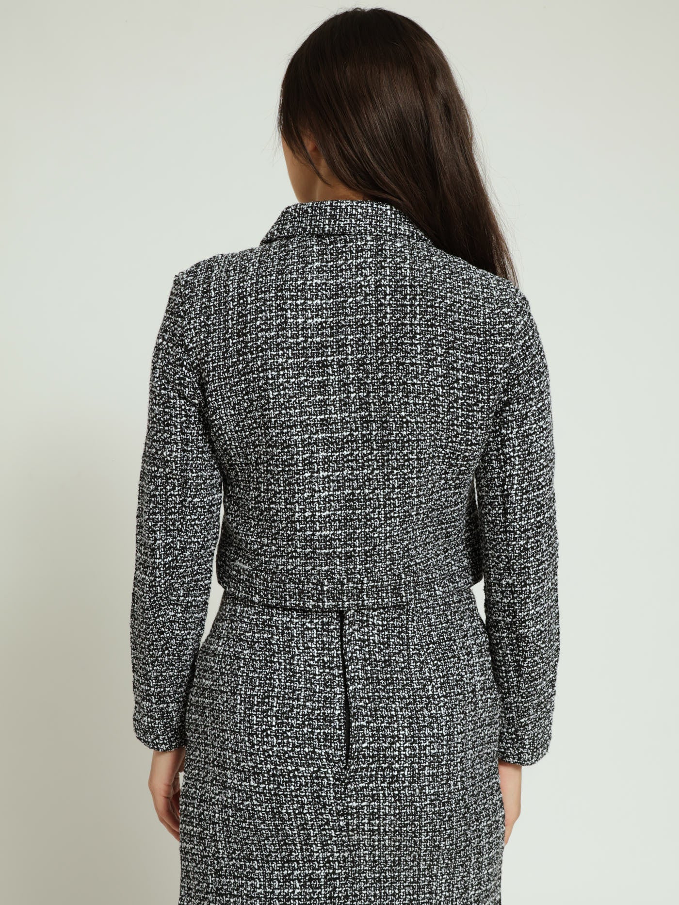 Tweed Jacket - Black/White - Image 4