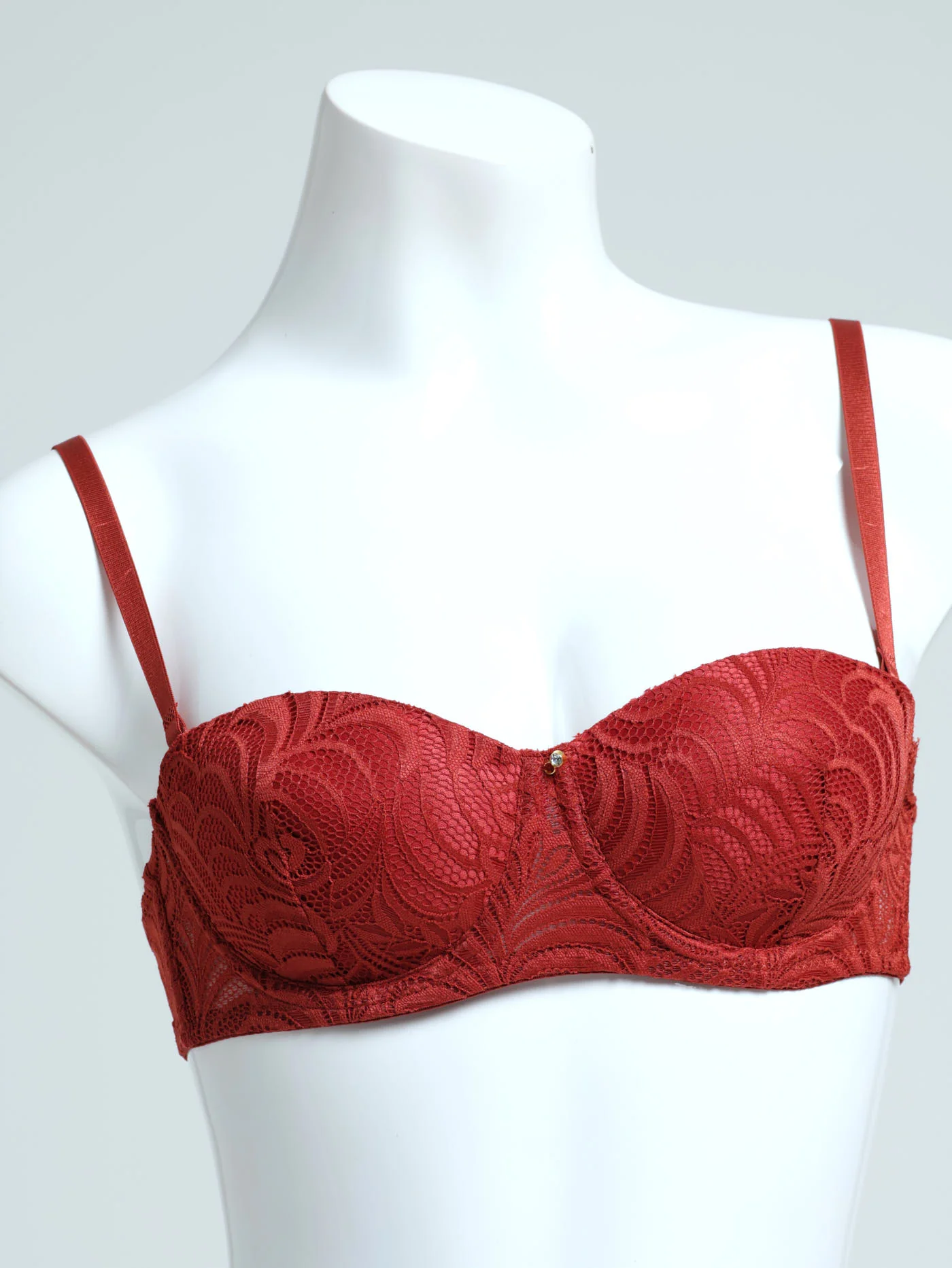 Twin Pack Lace Balconette Bra - Black/Bossa Nova Red