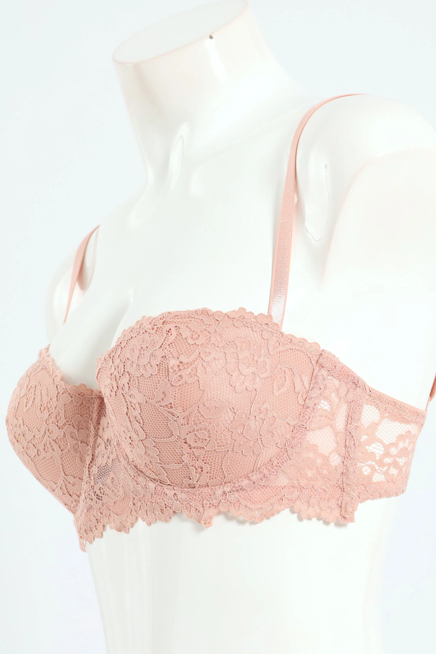 Twin Pack Lace Balconette Bra - Mountain View/Sepia Rose - Image 3
