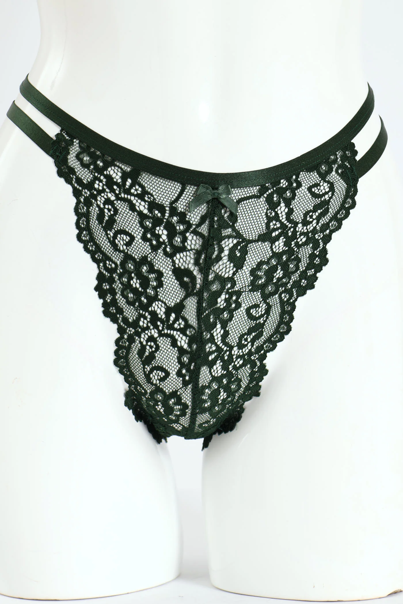 Twin Pack Lace Balconette Panties - Mountain View/Sepia Rose - Image 2
