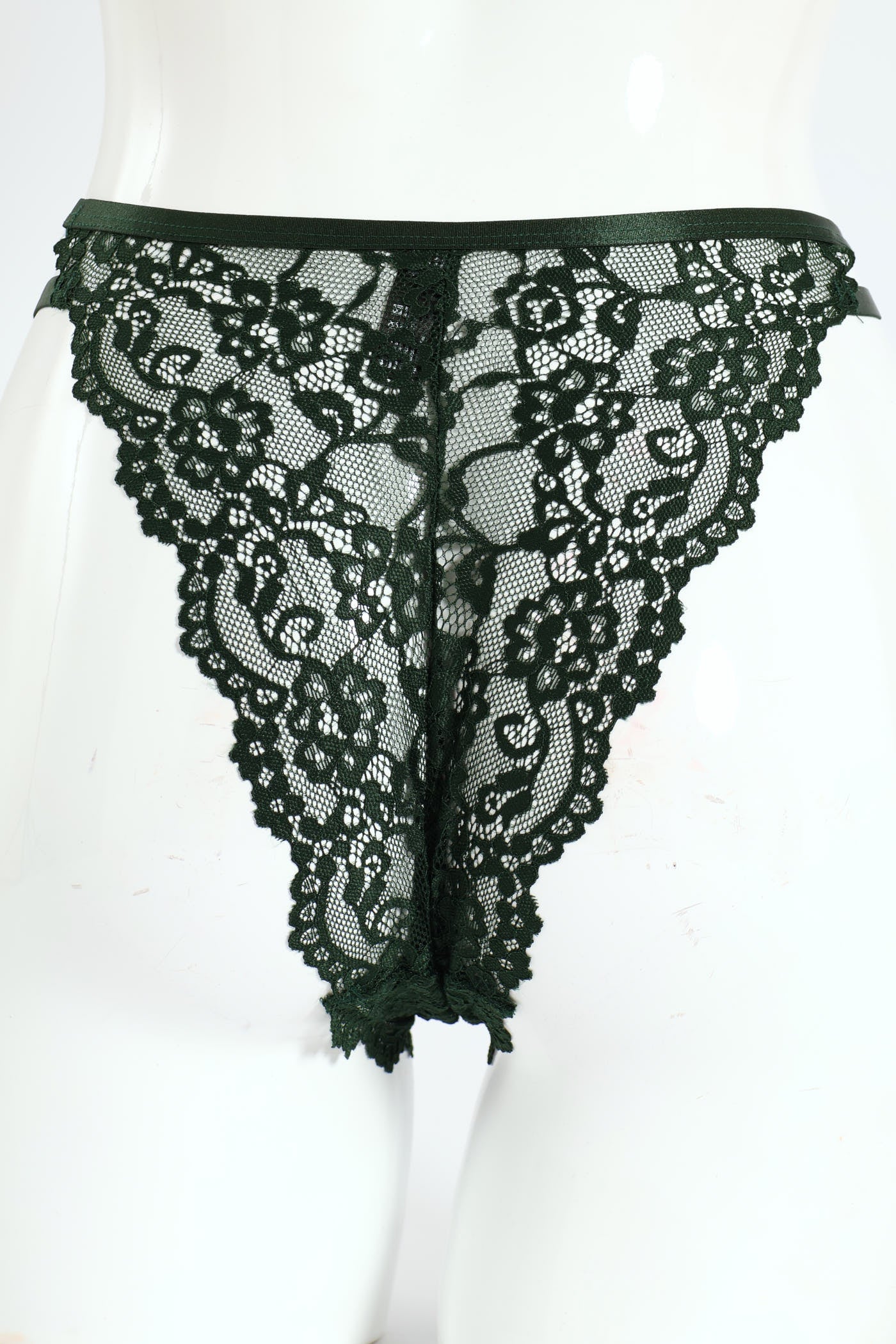 Twin Pack Lace Balconette Panties - Mountain View/Sepia Rose - Image 3