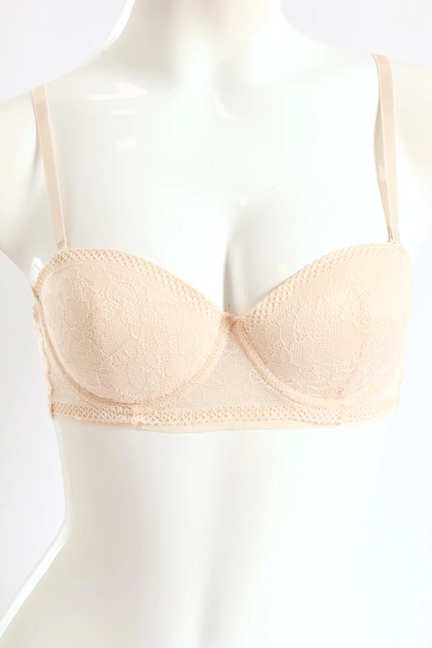 Twinpack Fishnet Lace Balconette Bra - Multi - Image 4