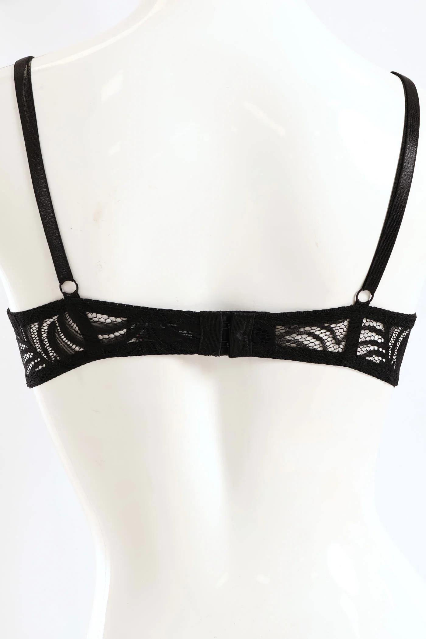 Twinpack Lace Balconette Bras - Black/Port Royale - Image 3