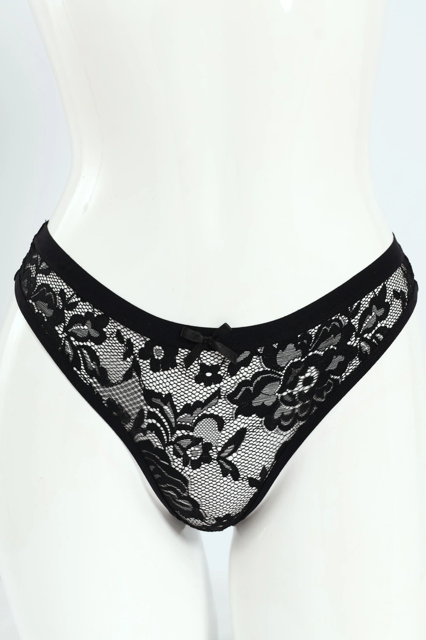 Twinpack Lace G-String - Black/Sea Moss - Image 2