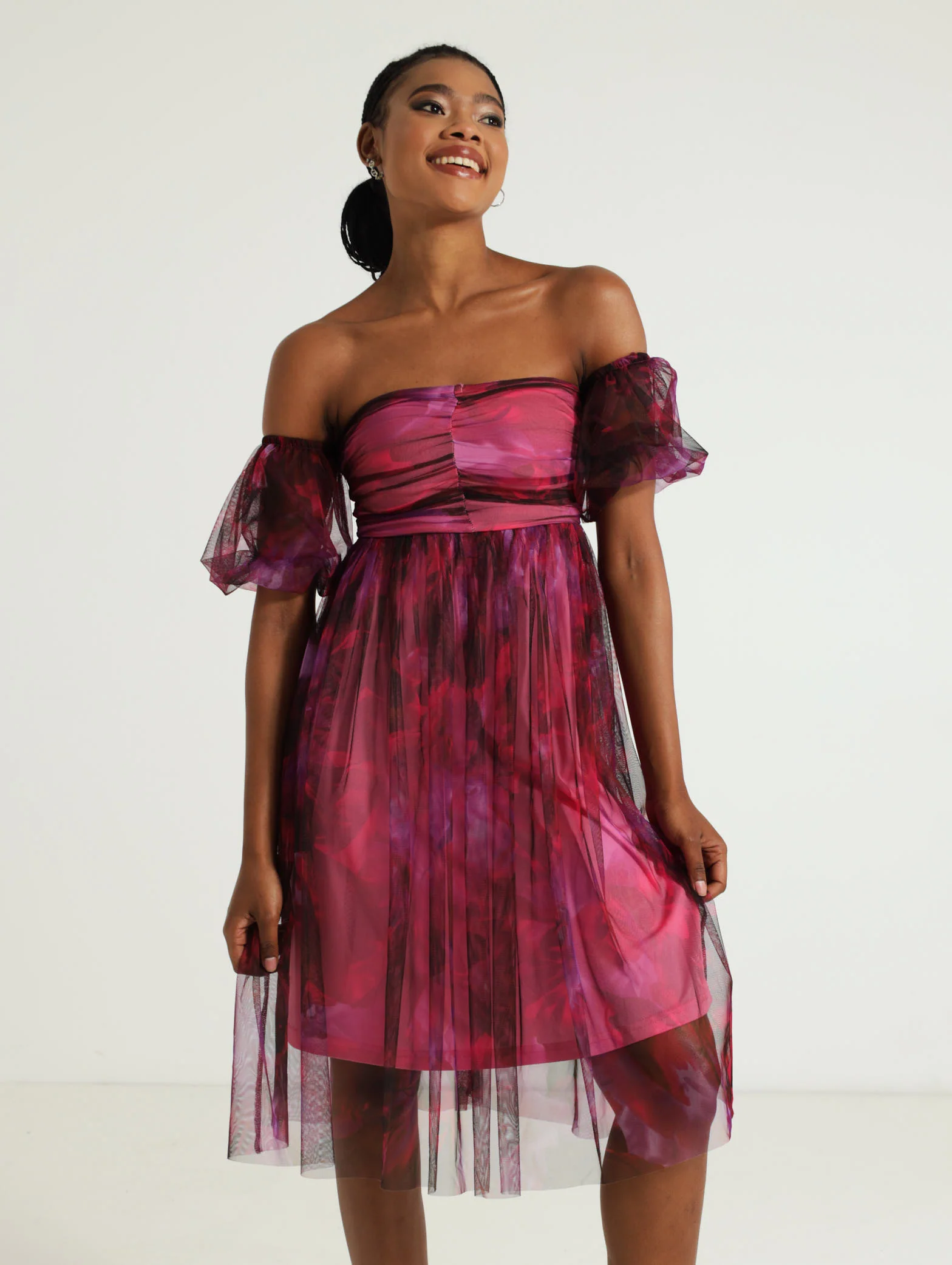 Twist Front Prom Dress