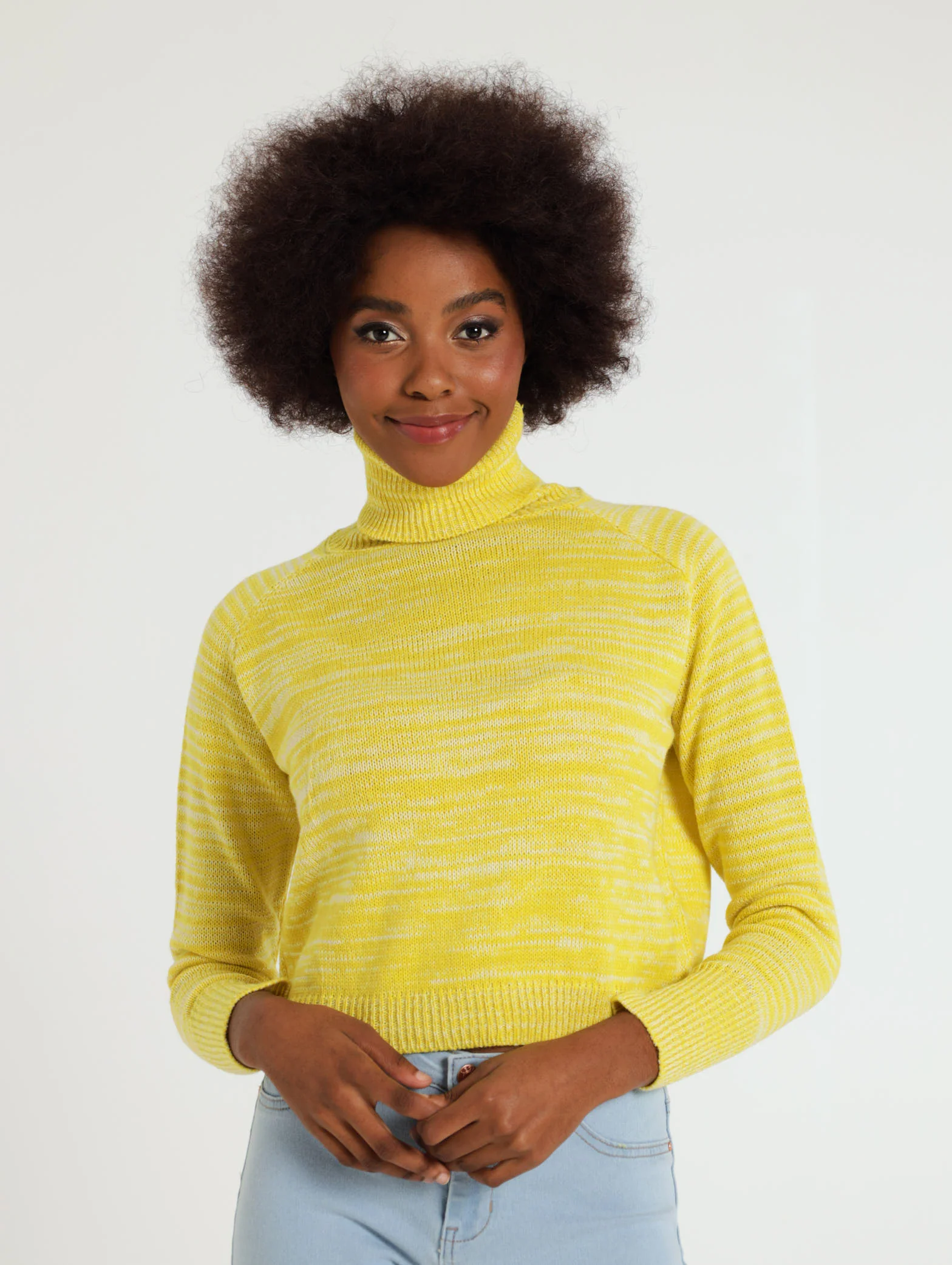 Two Tone Poloneck