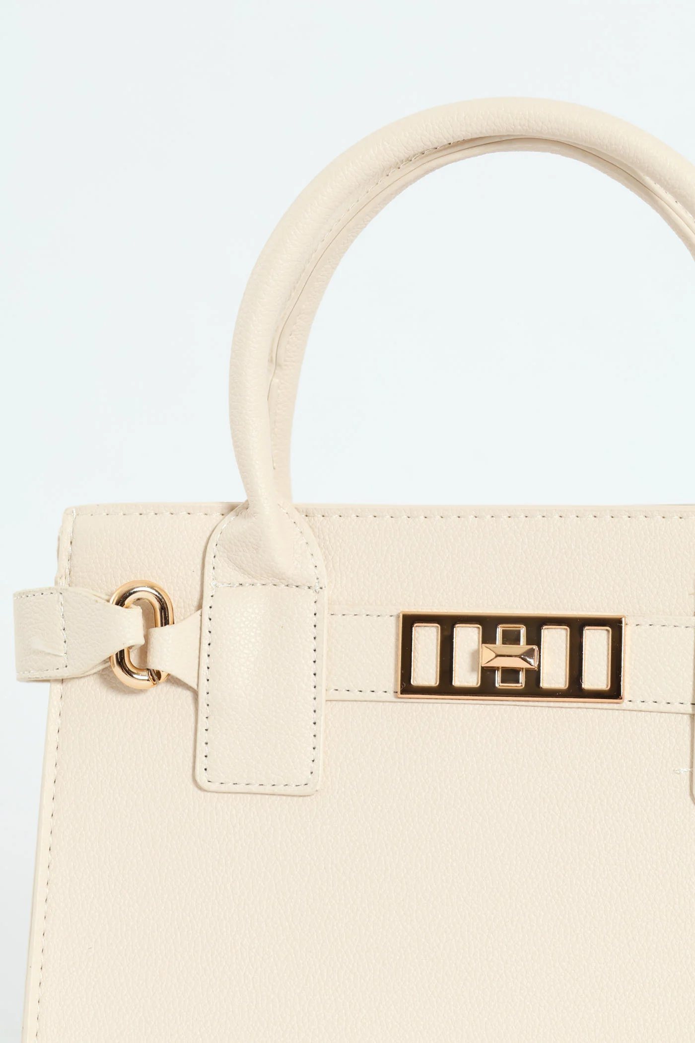 Update Lock & Chain Tote Bag - Cream - Image 3