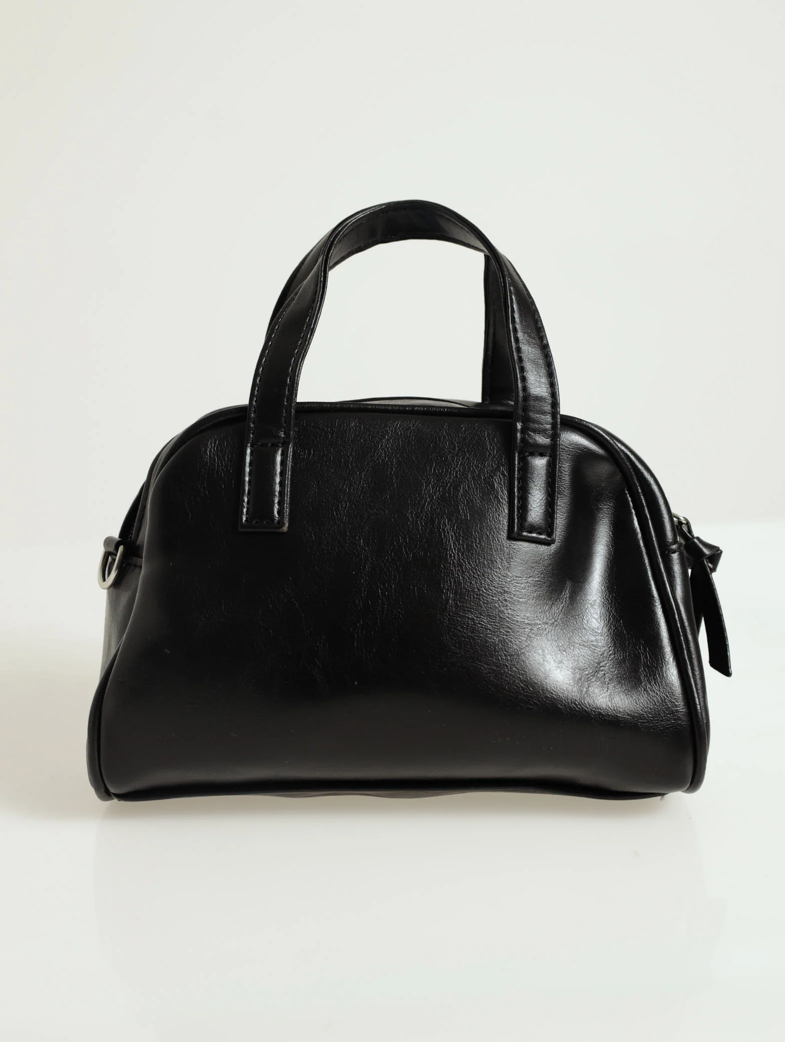 Bowler Bag With Diamante Buckle Detail - Image 3
