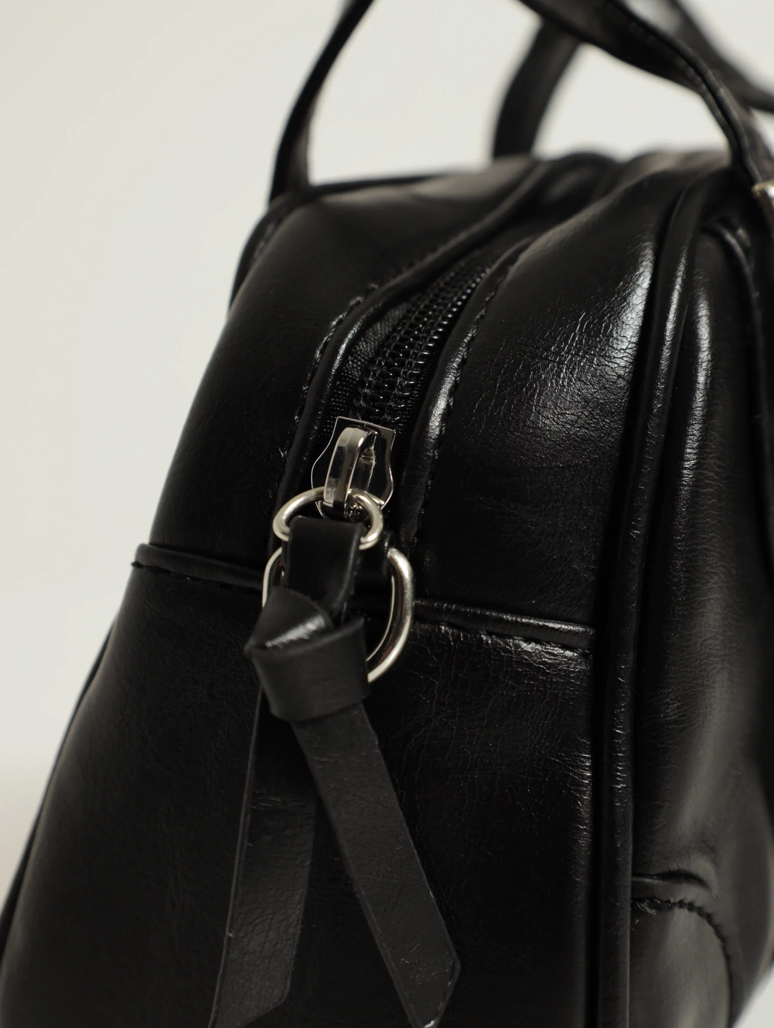 Bowler Bag With Diamante Buckle Detail - Image 4