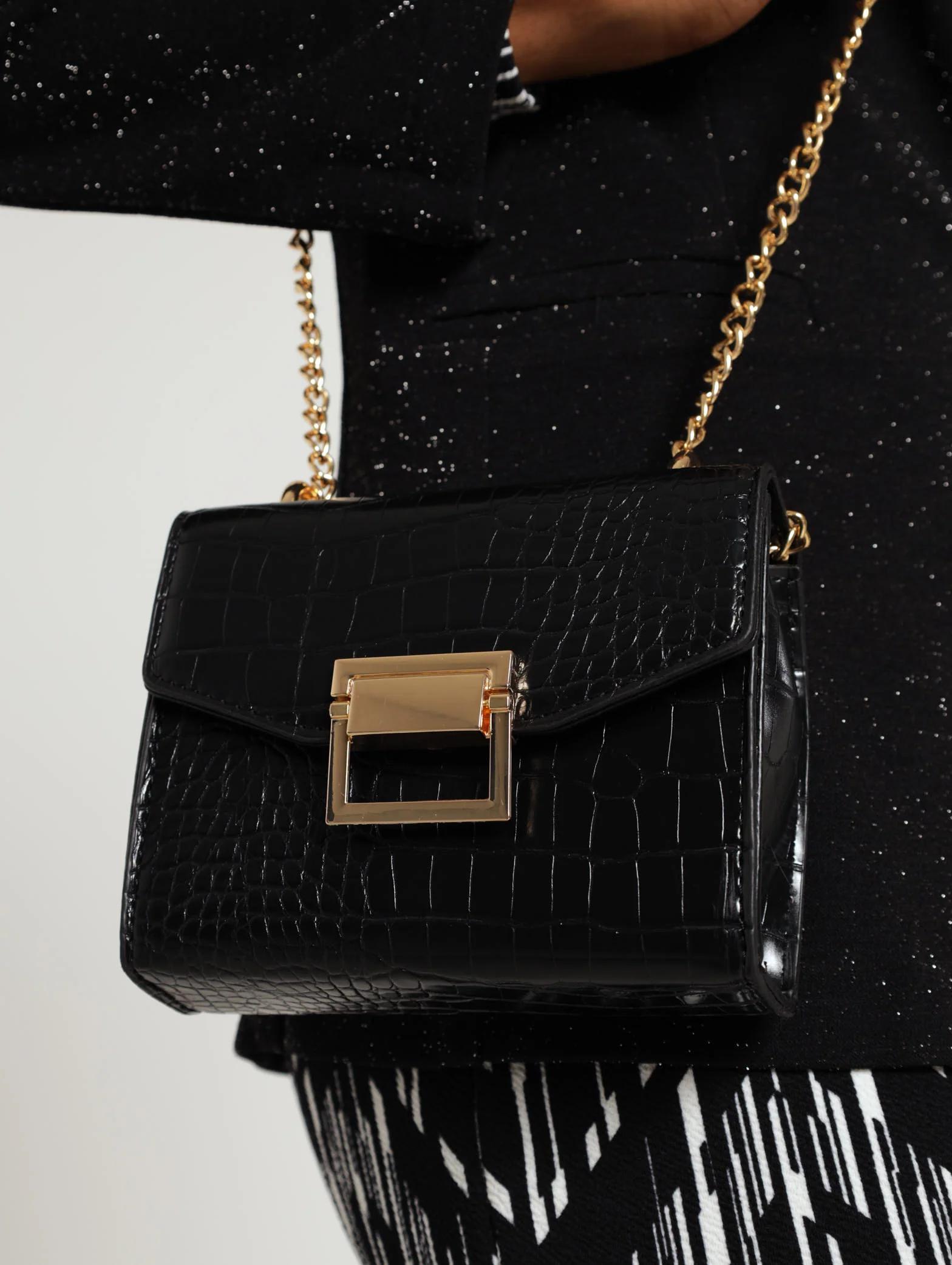 Covered Buckle Satchel - Image 3