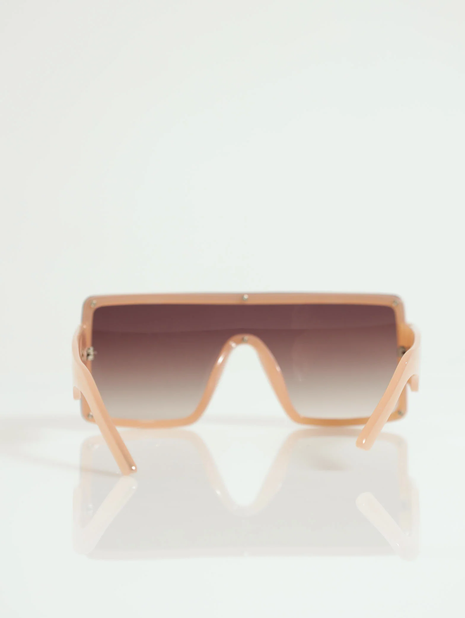 Updated Diamante Trim Visor Sunglasses - Image 3
