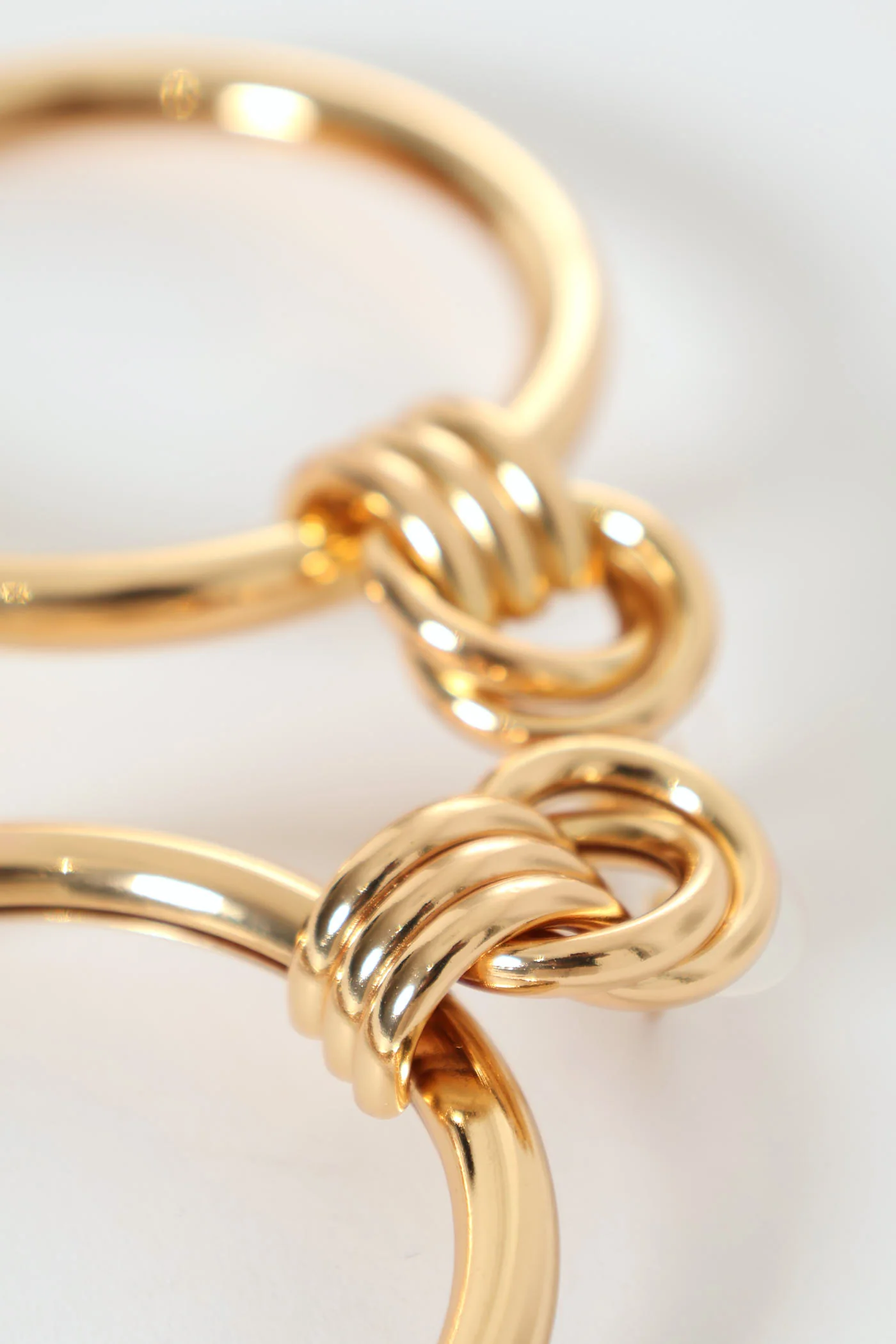 Updated Knot Statement Earring - Gold - Image 2