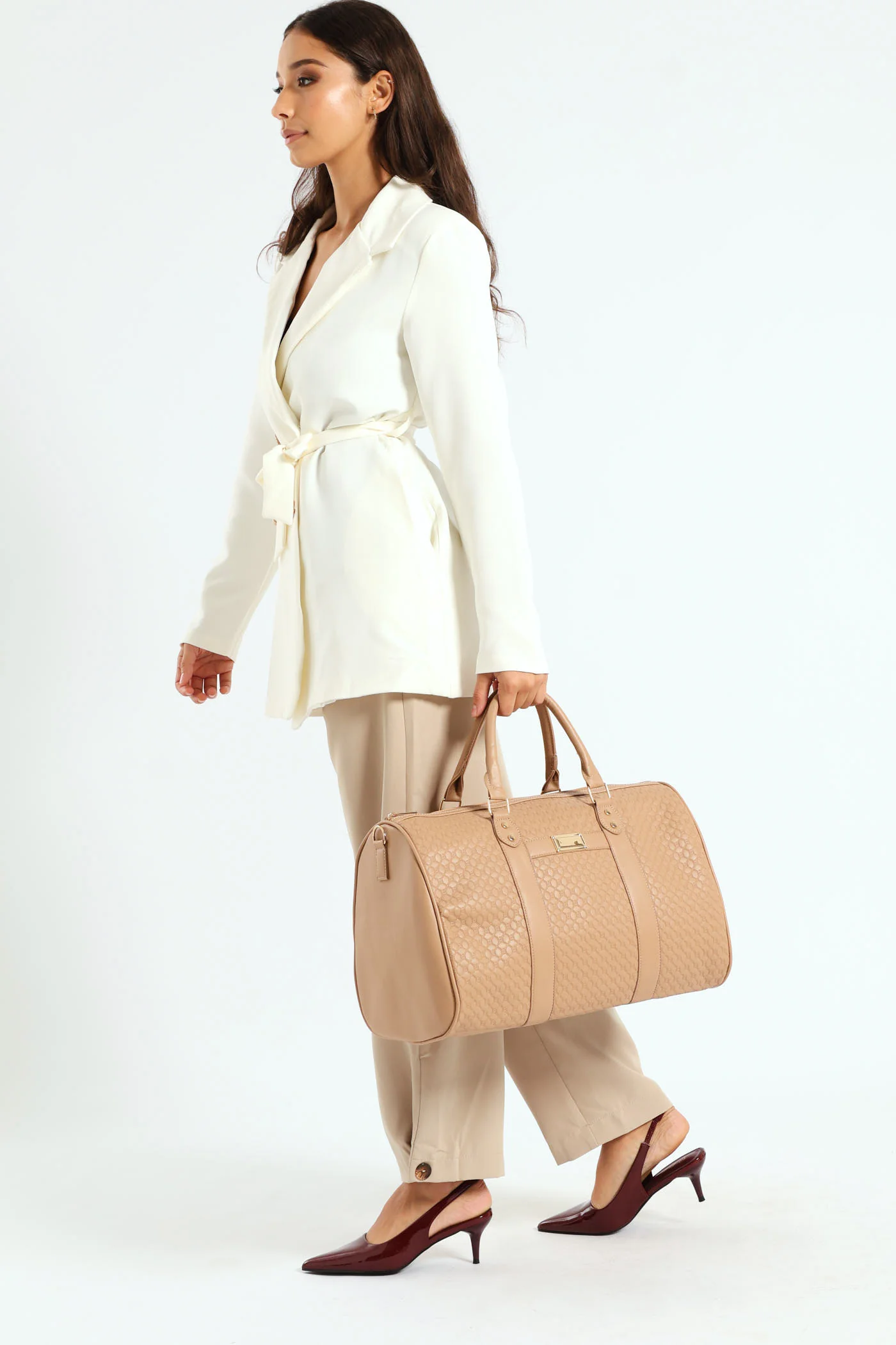 Updated Monogram Duffle Bag - Tan - Image 5