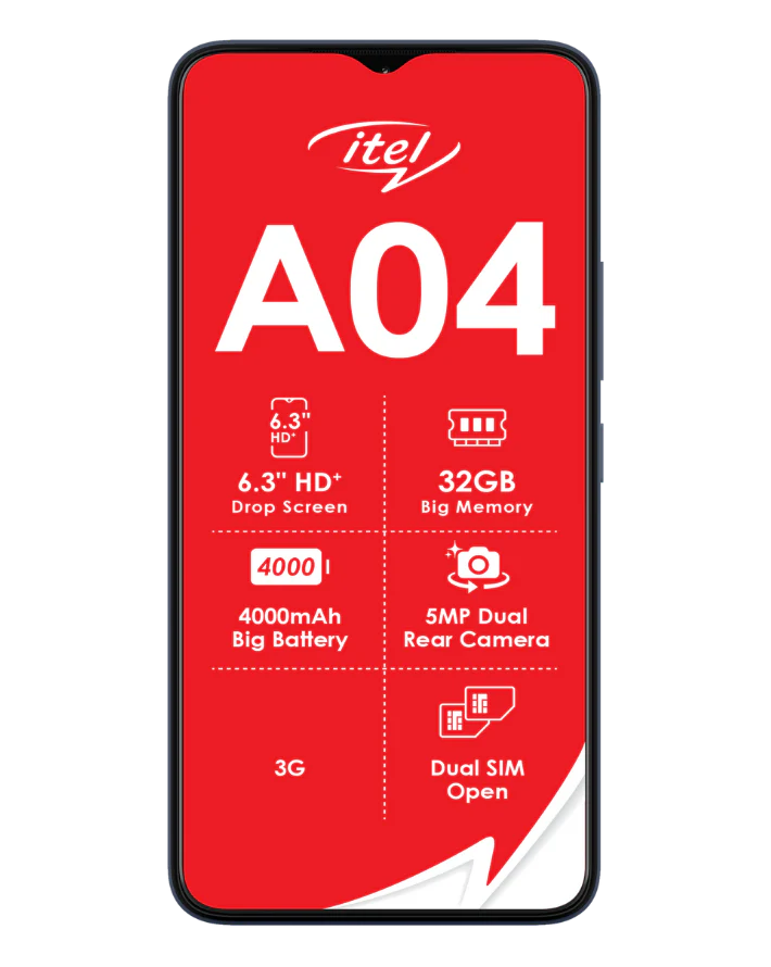 A04 32GB Dual Sim Cyan Cellphone Vodacom