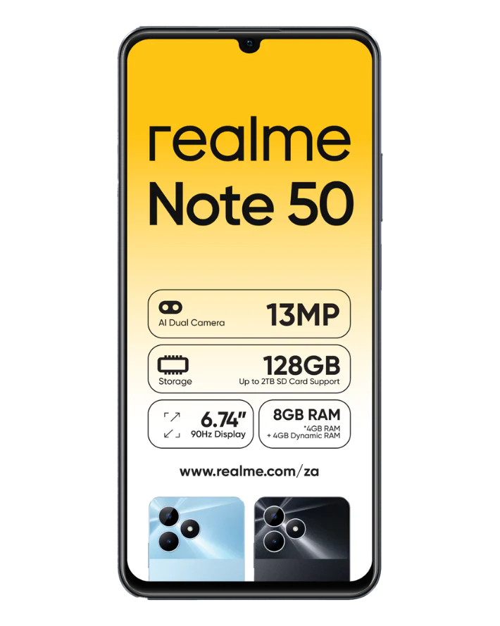 Note 50 128GB Dual Sim Blue Cellphone Vodacom