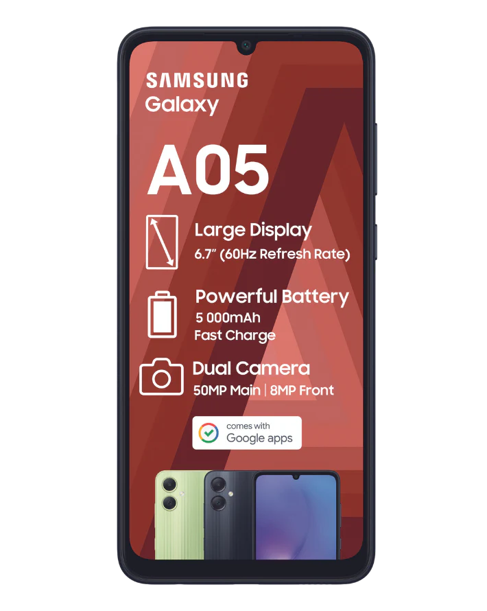 Galaxy A05 64GB Dual Sim Green Cellphone Vodacom