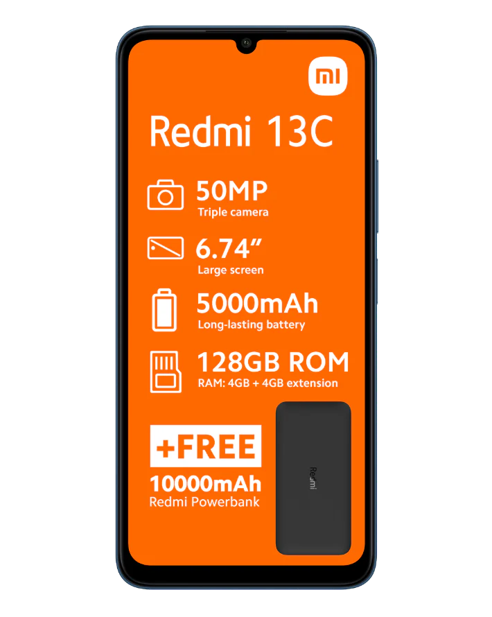 Redmi 13C Dual Sim Blue Cellphone Vodacom