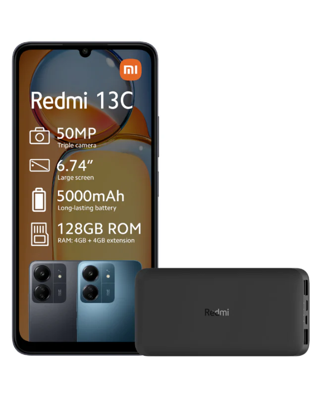 Redmi 13C Dual Sim Blue Cellphone Vodacom - Image 3