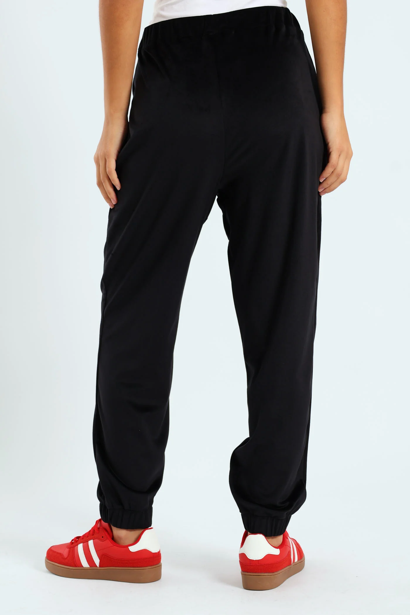 Velour Jogger - Black - Image 5