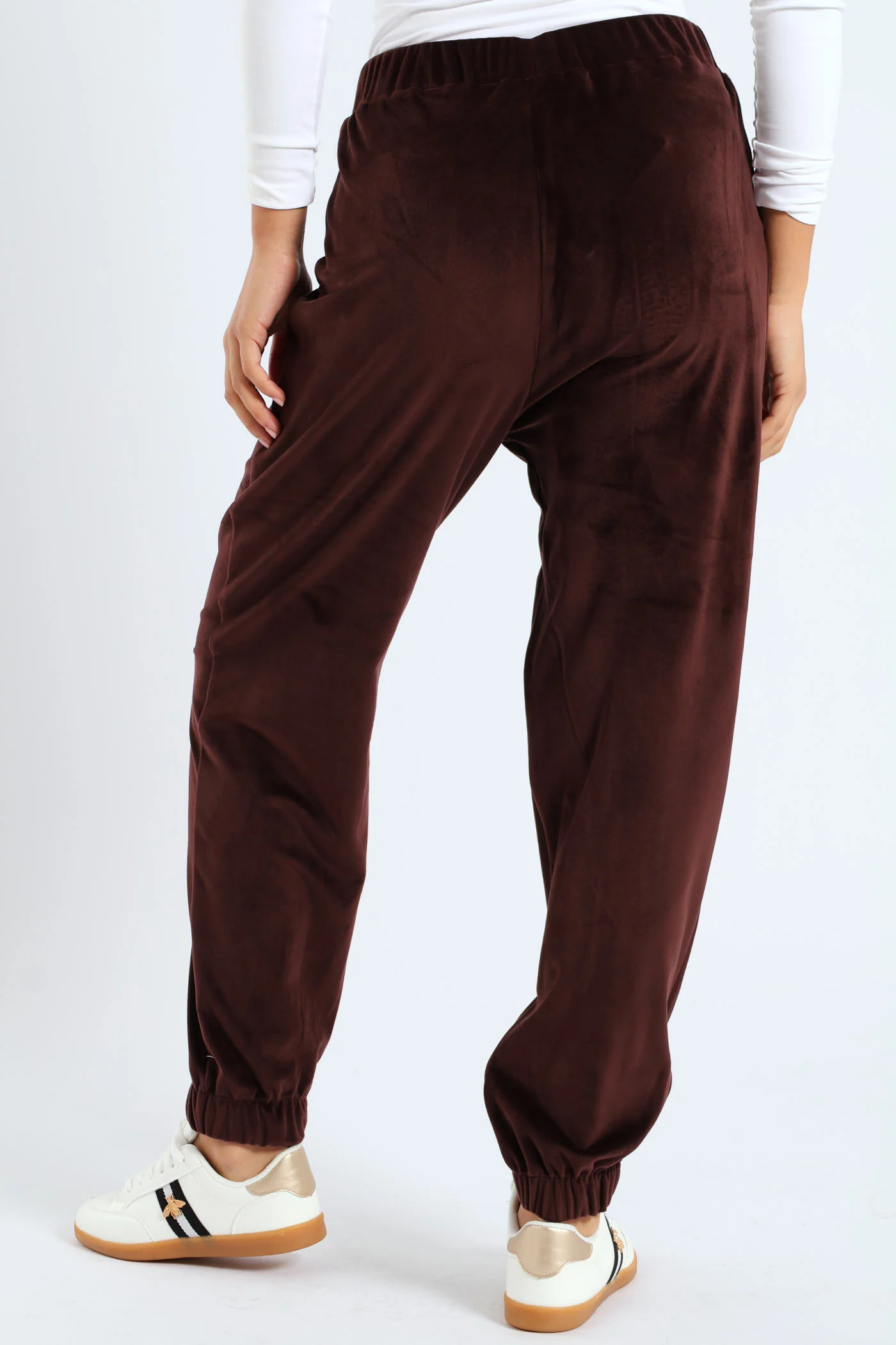 Velour Jogger - Chocolate - Image 6