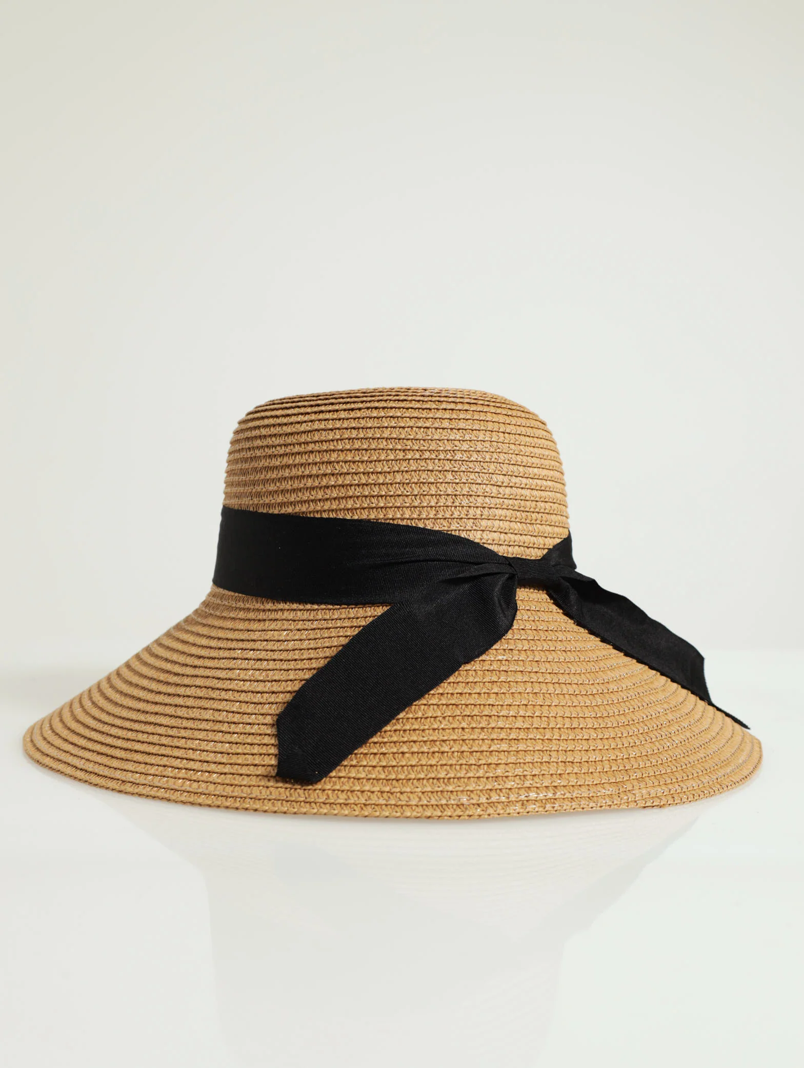Wide Brim Bow Hat