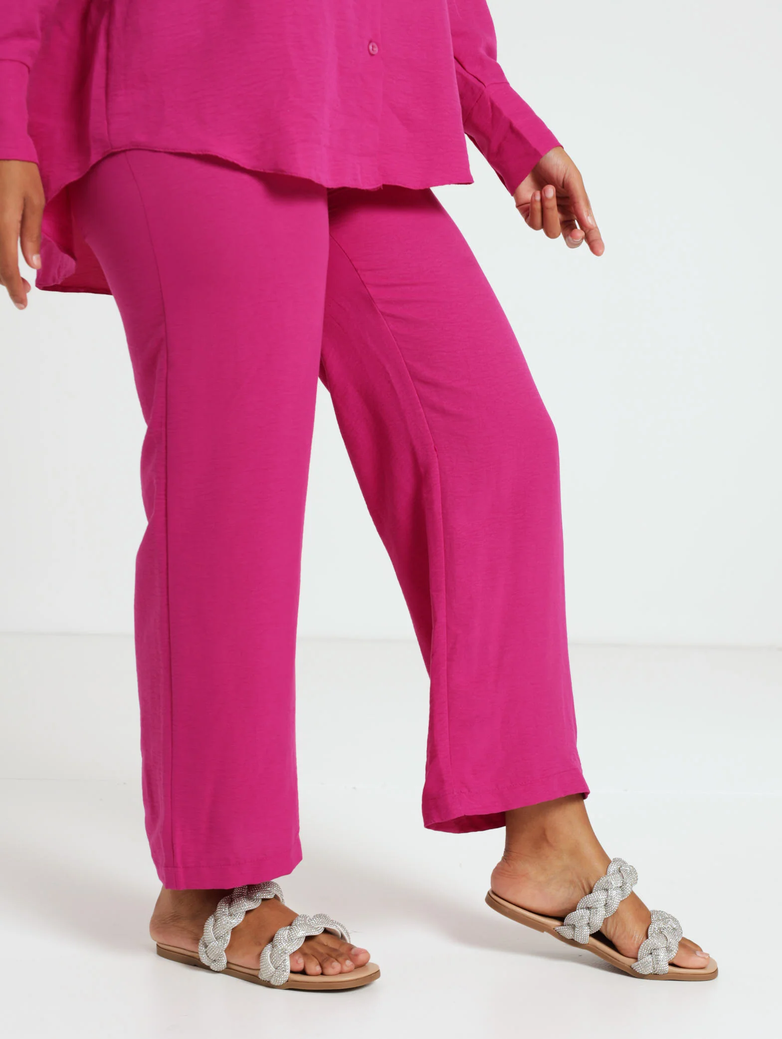 Wide Leg Easy Pants - Image 2