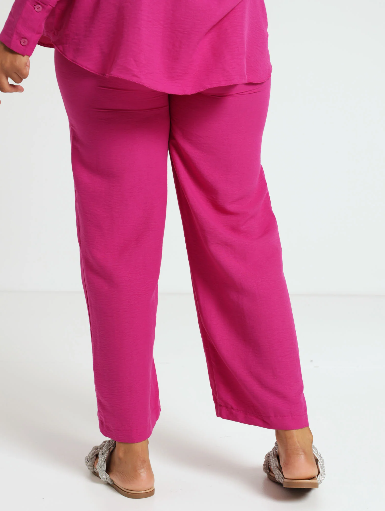 Wide Leg Easy Pants - Image 3