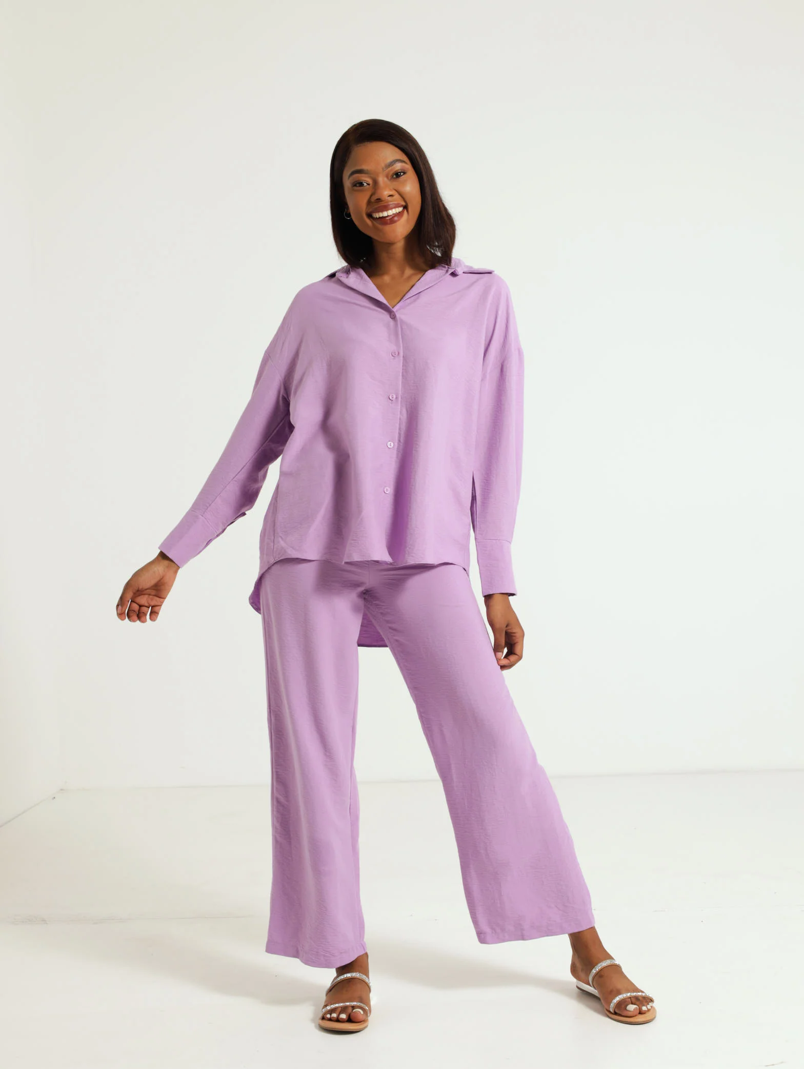 Wide Leg Easy Pants - Image 2