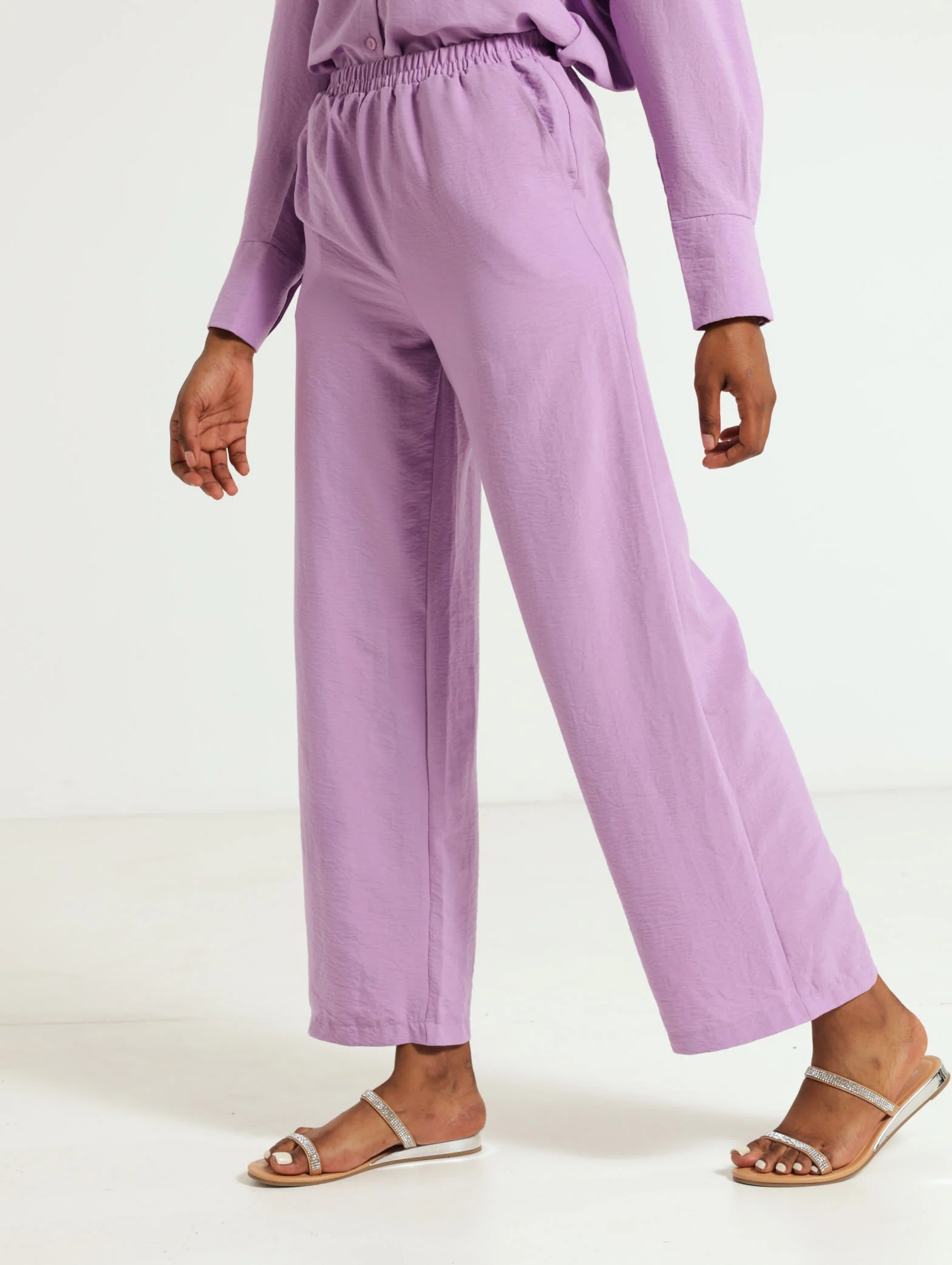 Wide Leg Easy Pants - Image 3