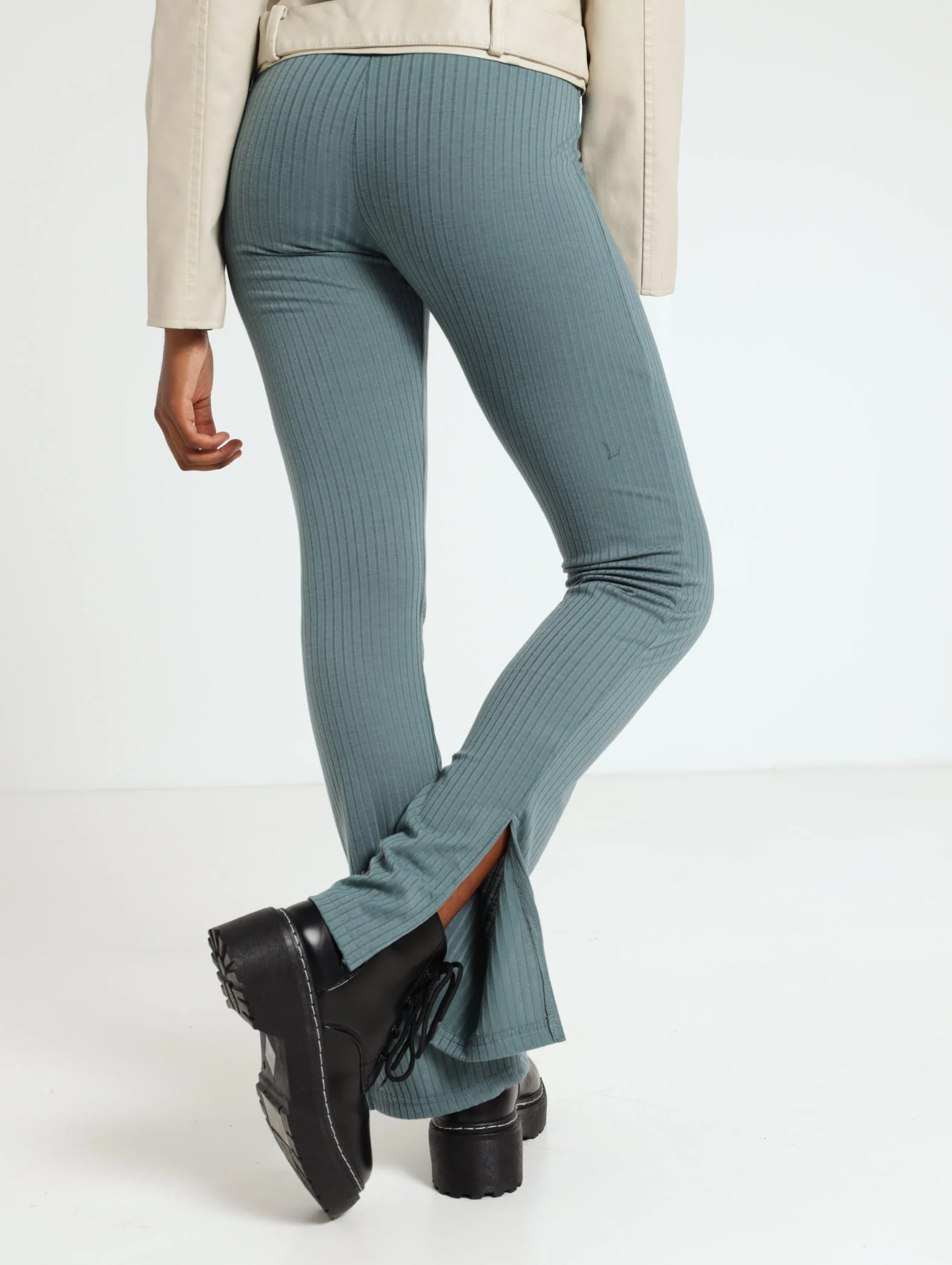 Wide Rib Bootleg Pant - Image 2