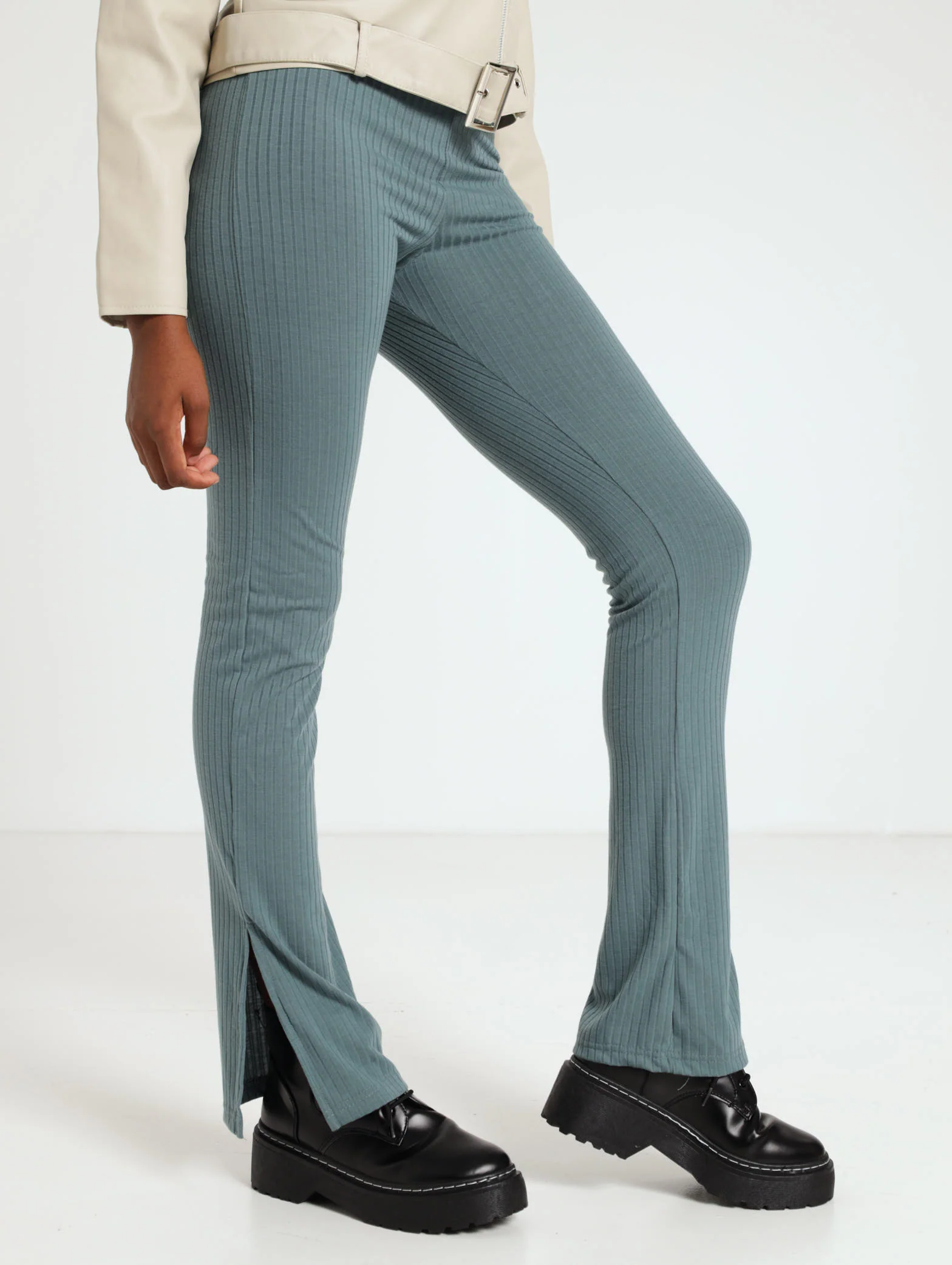 Wide Rib Bootleg Pant - Image 3