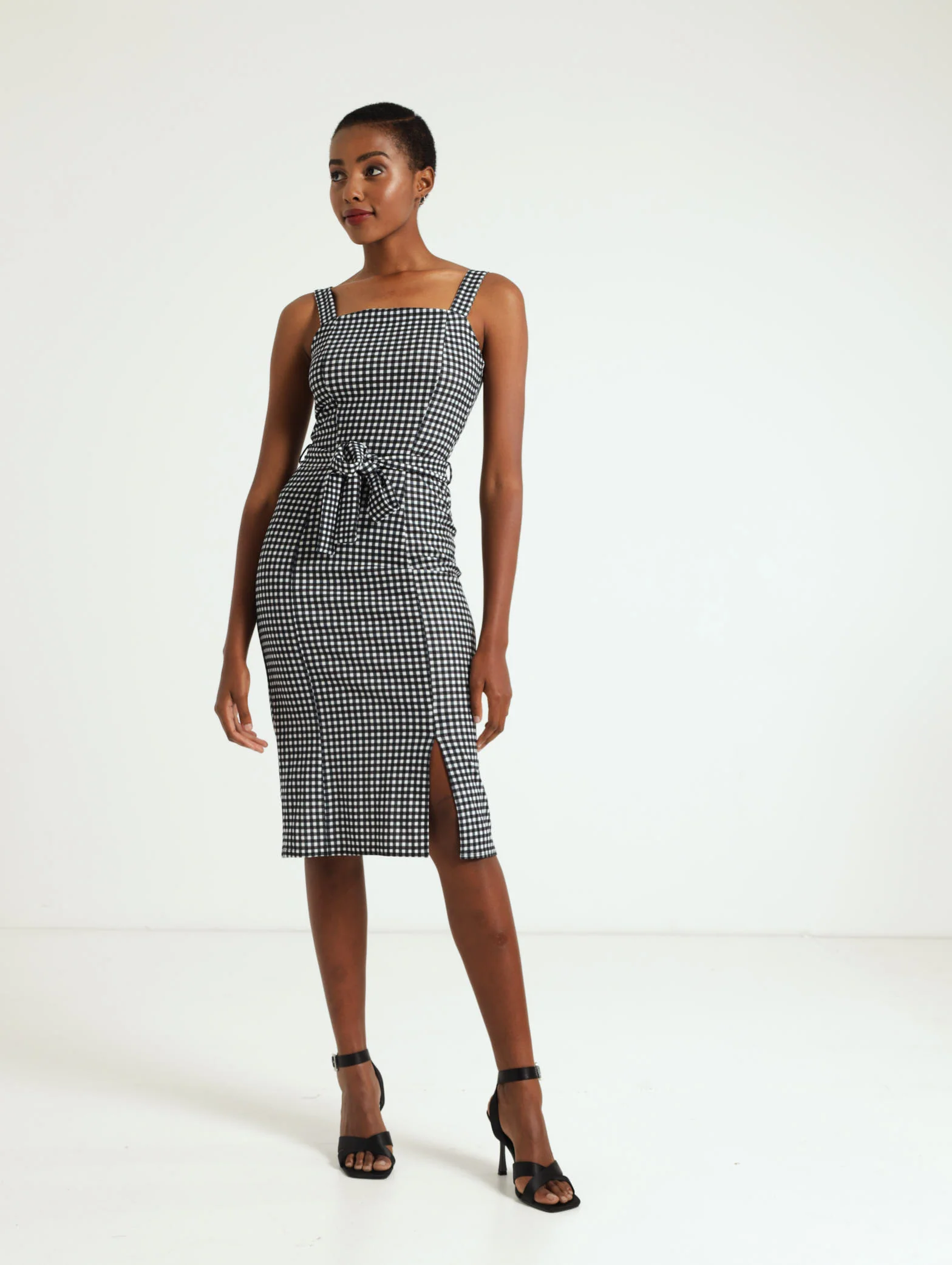 Wide Strap Bodycon Dress - Image 2