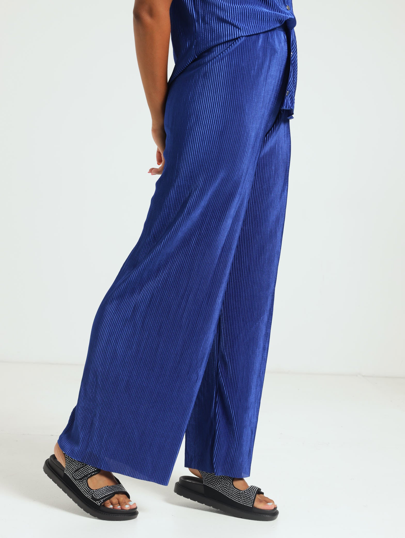 Wideleg Bodre Pants - Cobalt - Image 3