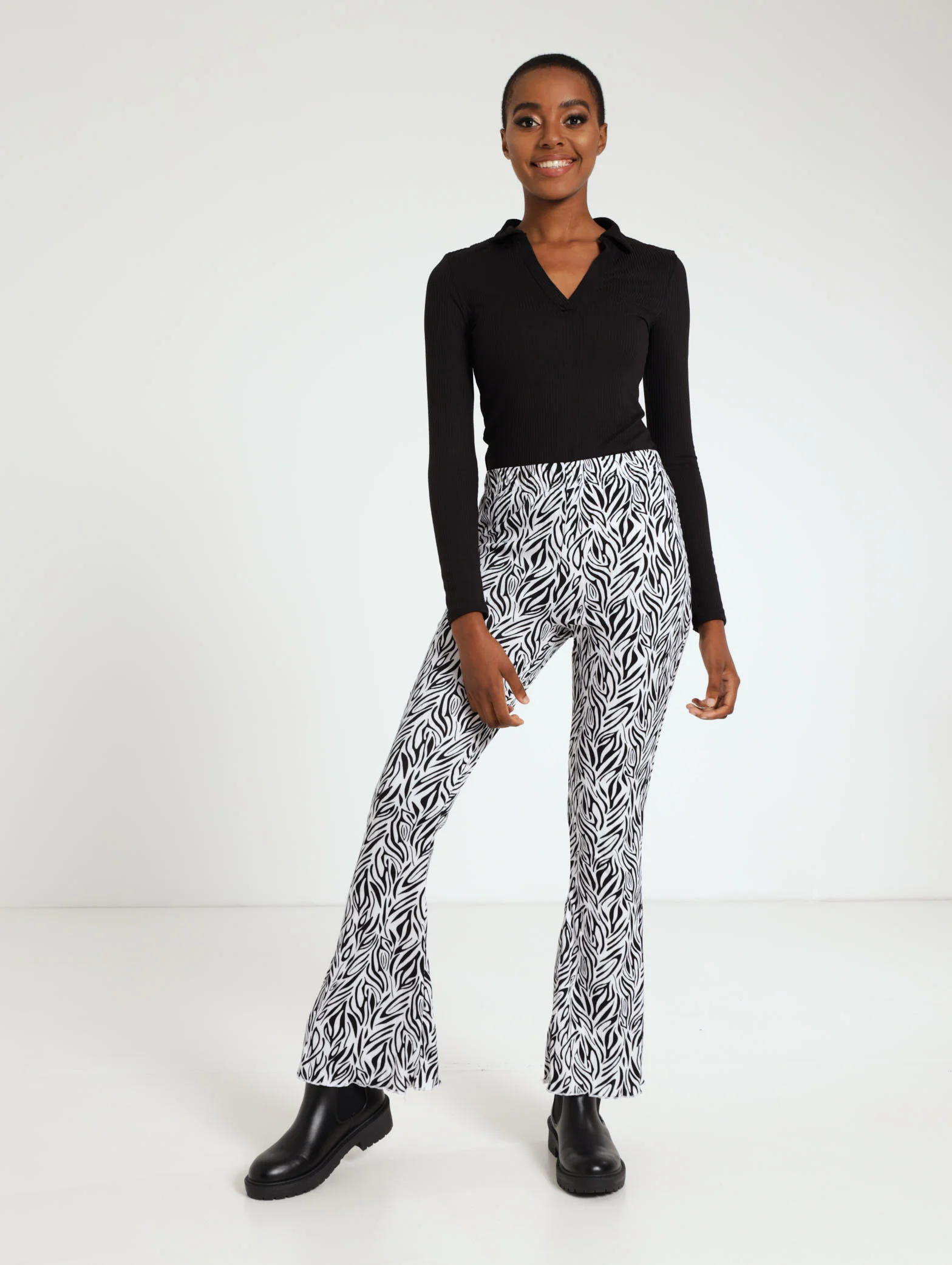 Wideleg Knit Pant - Image 4