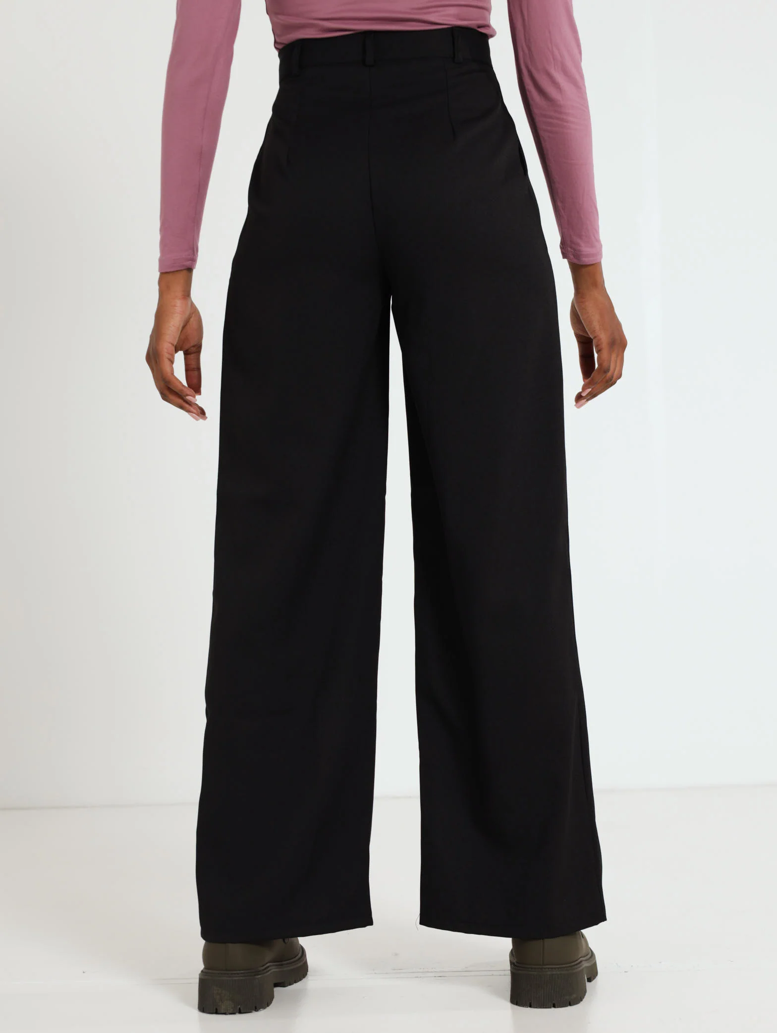 Wideleg Pants Black - Image 3