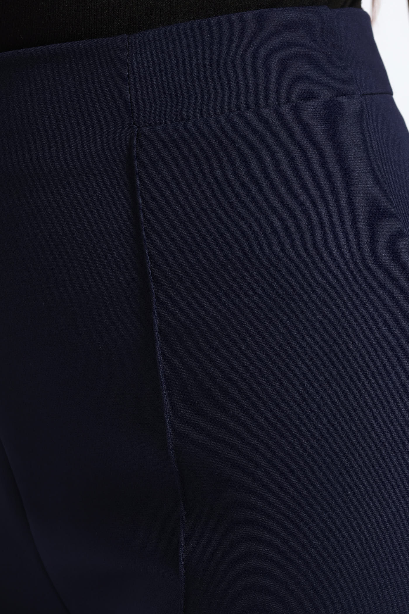 Wideleg Pintuck Pants - Navy - Image 5