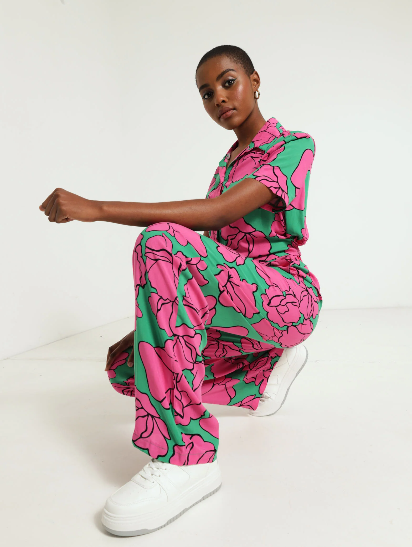 Wideleg Printed Pant - Image 2