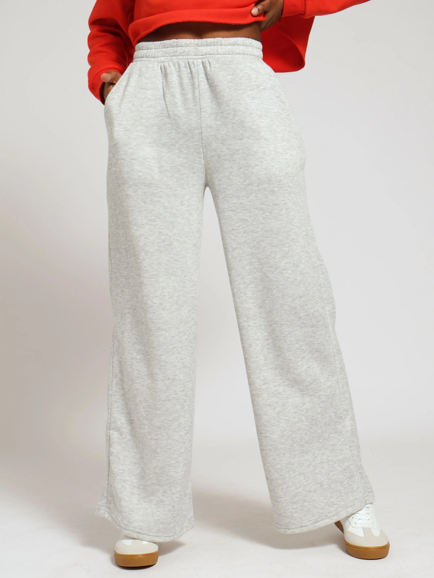 Widelg Fleece Pants - Ice Melange