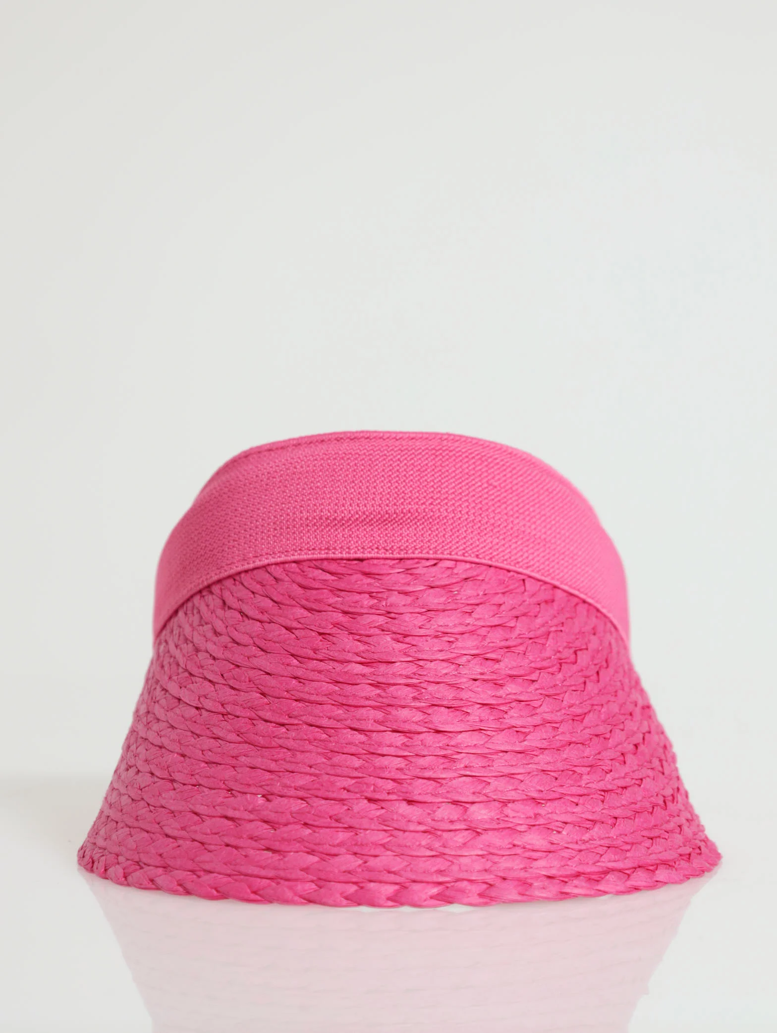 Woven Straw Visor