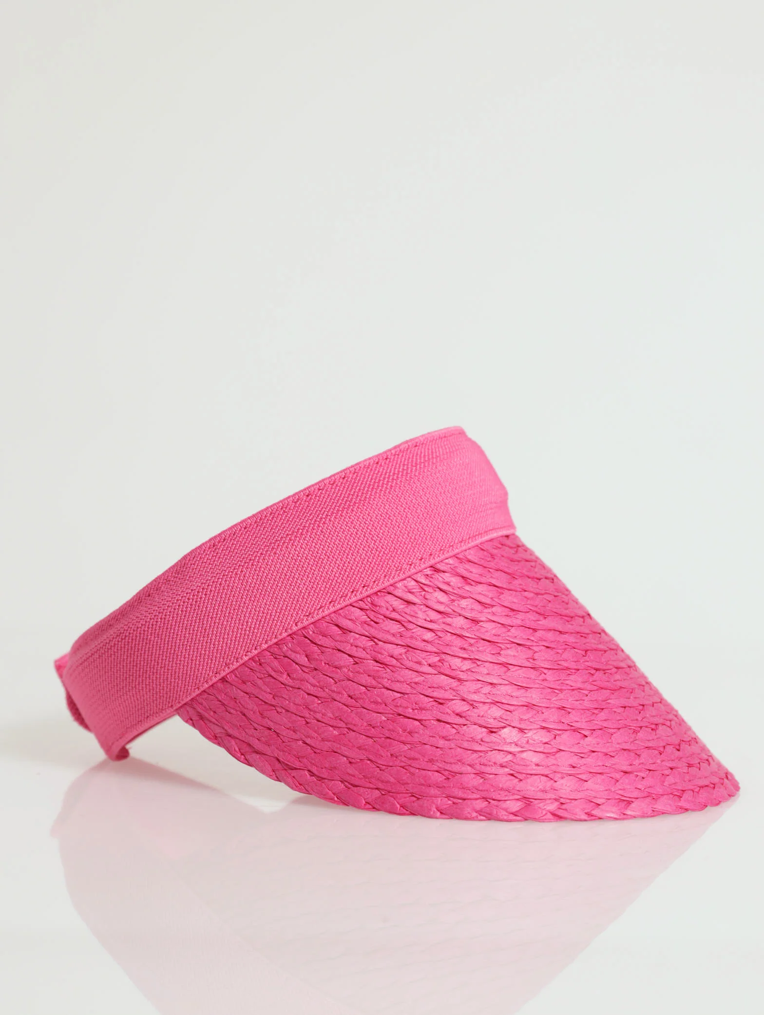 Woven Straw Visor - Image 2