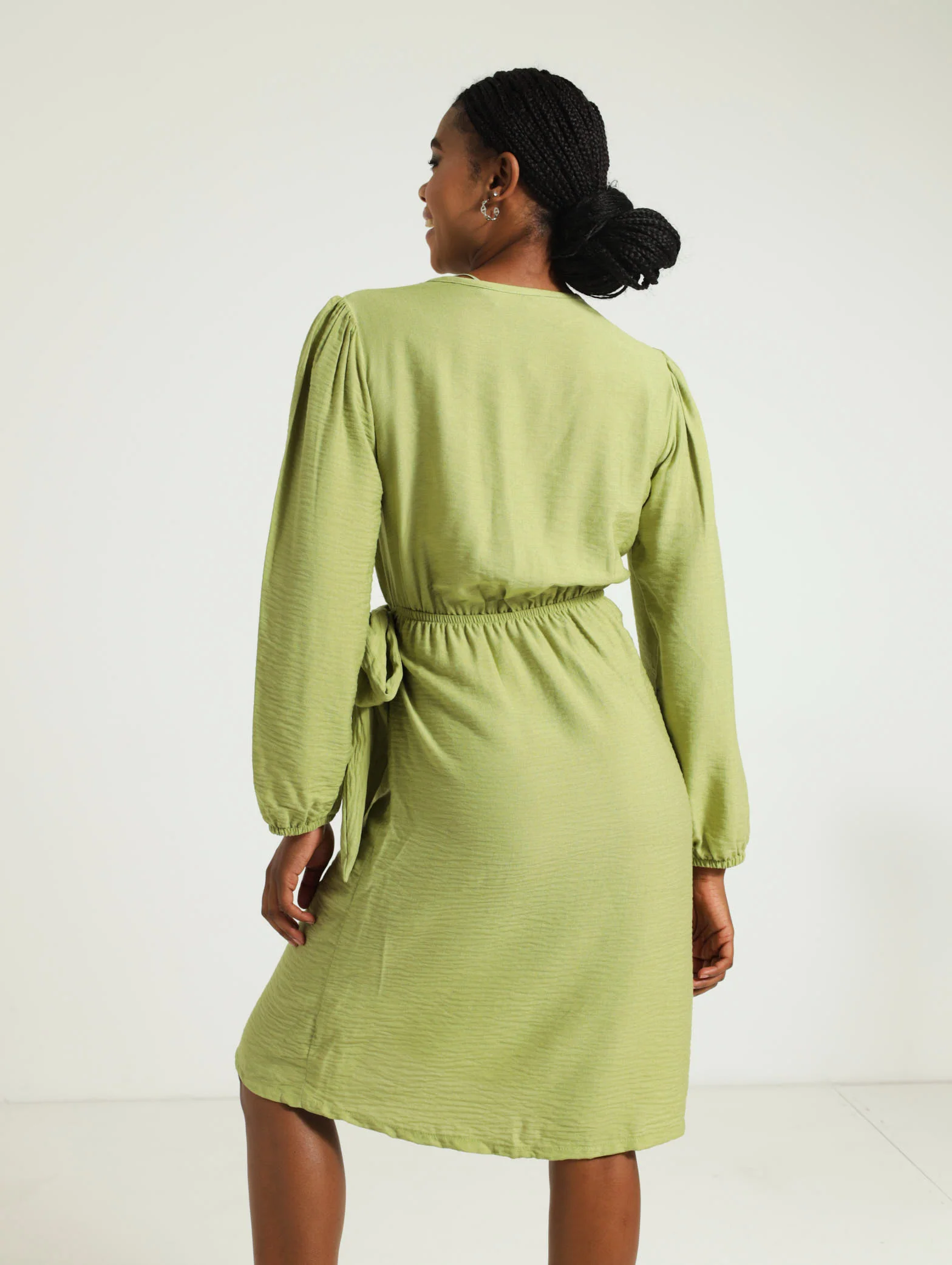 Wrap Textured Dress - Image 3