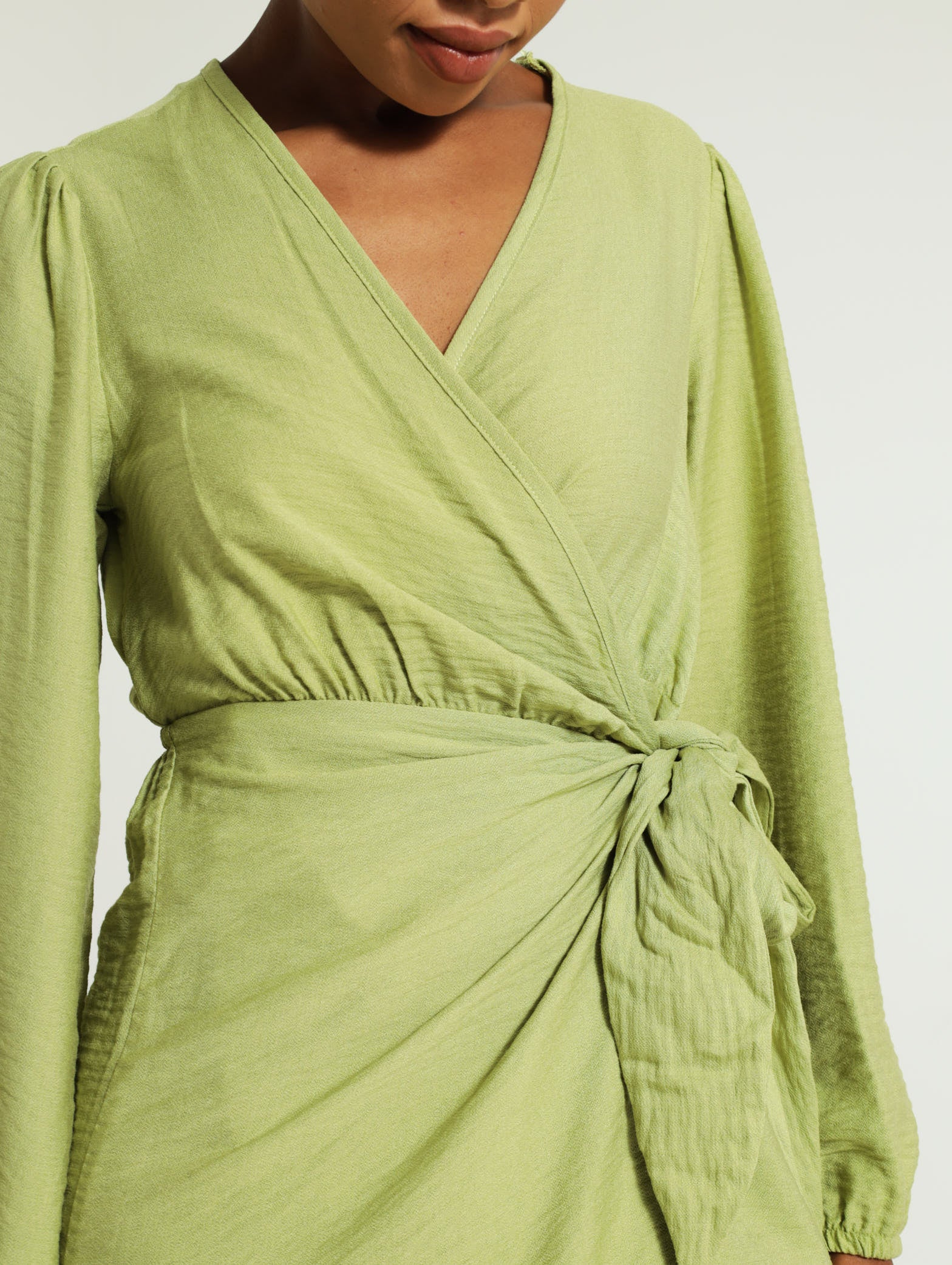 Wrap Textured Dress - Image 4